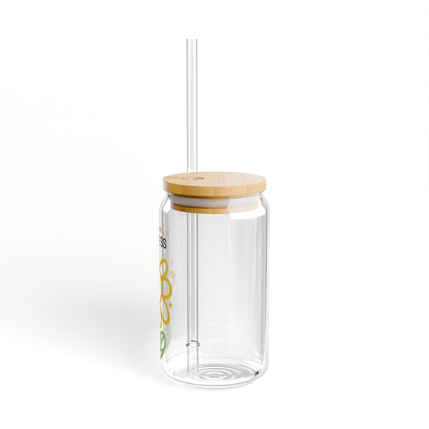 Grow With Kindness Sipper Glass, 16oz