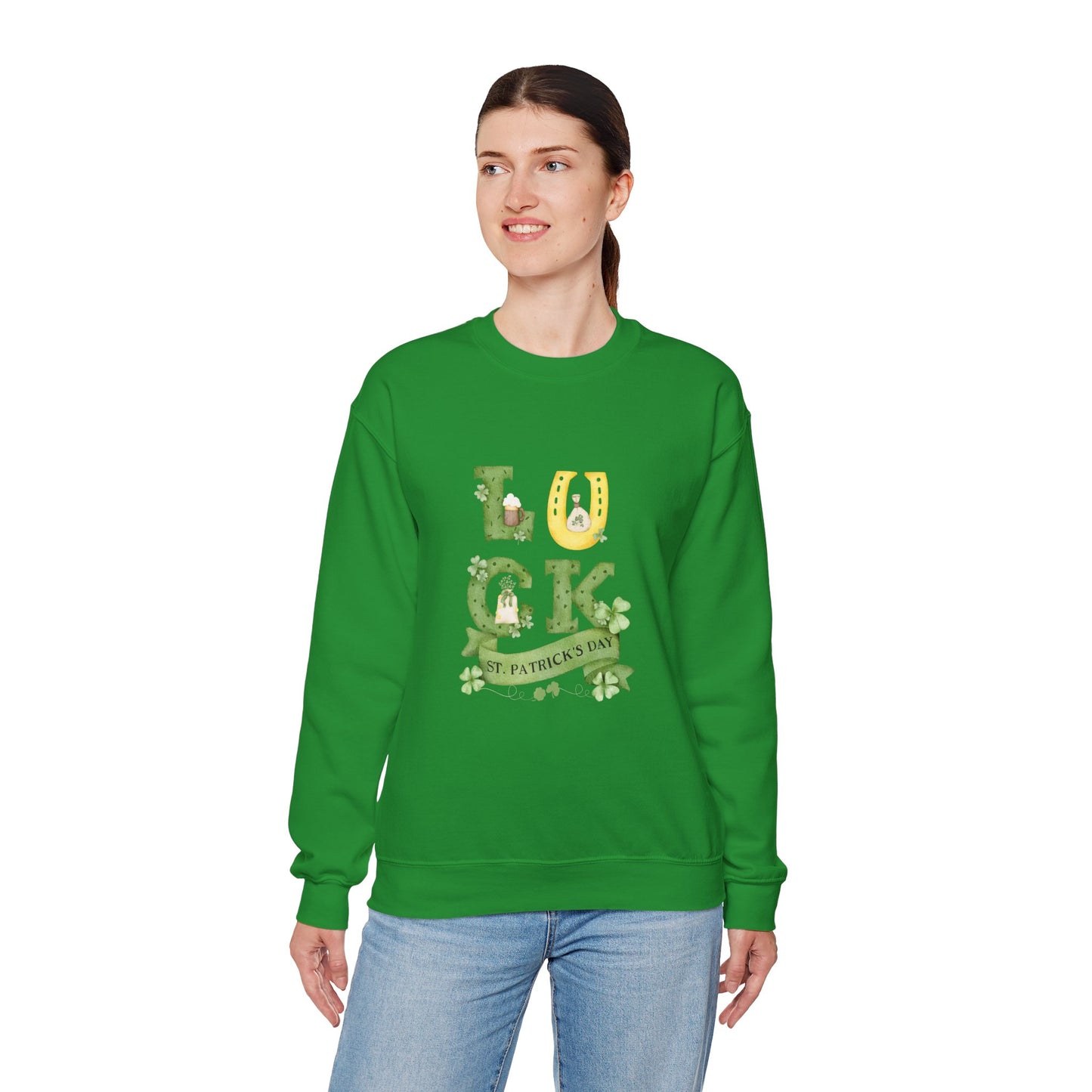 Luck Unisex Heavy Blend™ Crewneck Sweatshirt