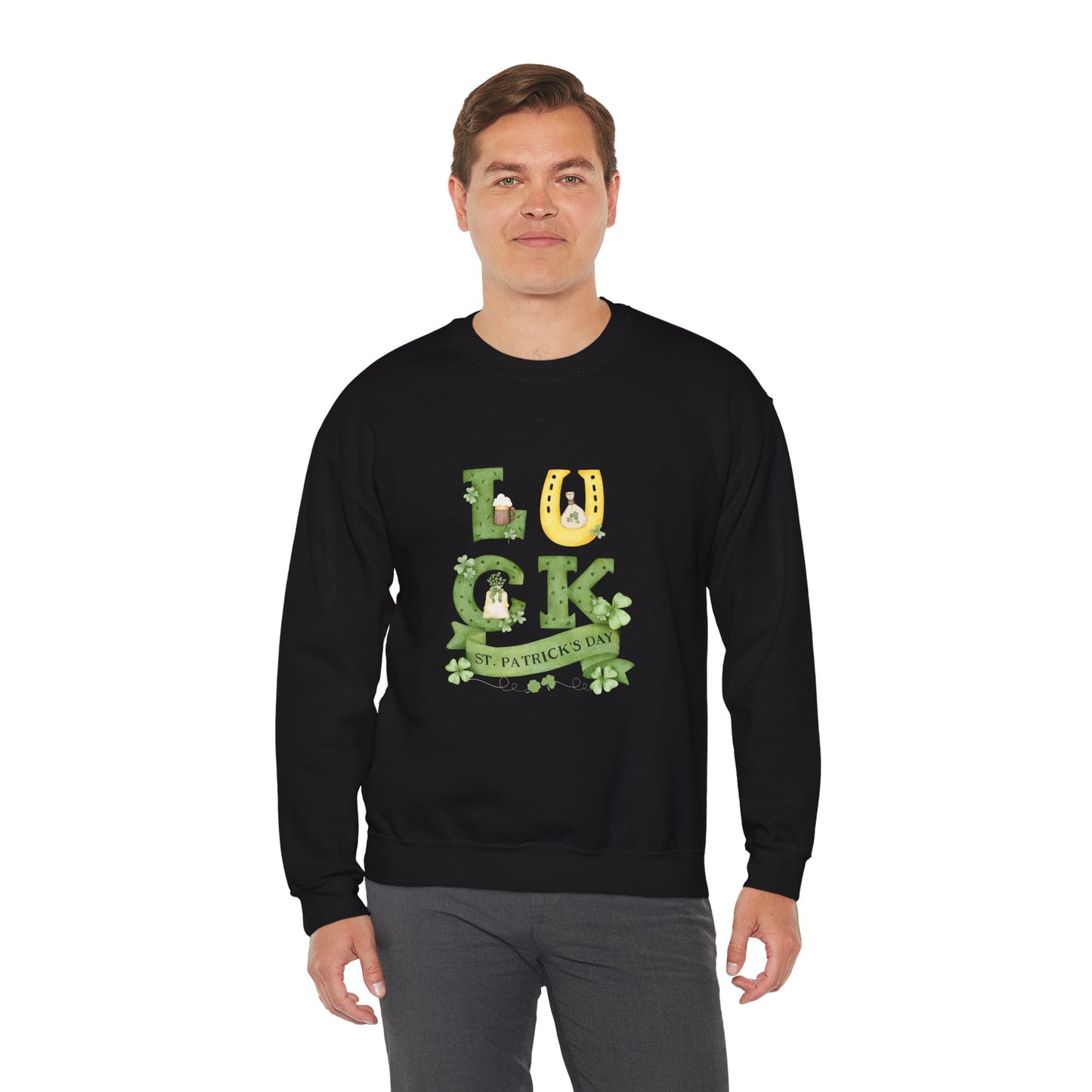 Luck Unisex Heavy Blend™ Crewneck Sweatshirt