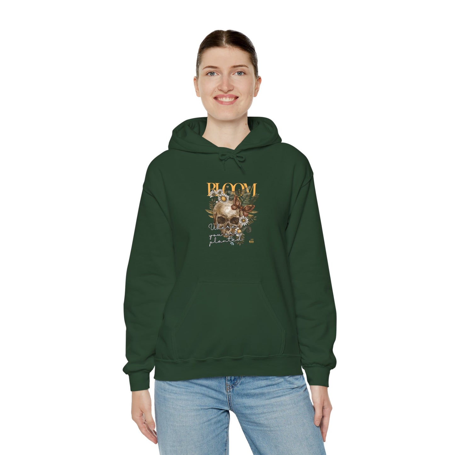 Bloom Where You Are Planted Unisex Heavy Blend™ Hooded Sweatshirt
