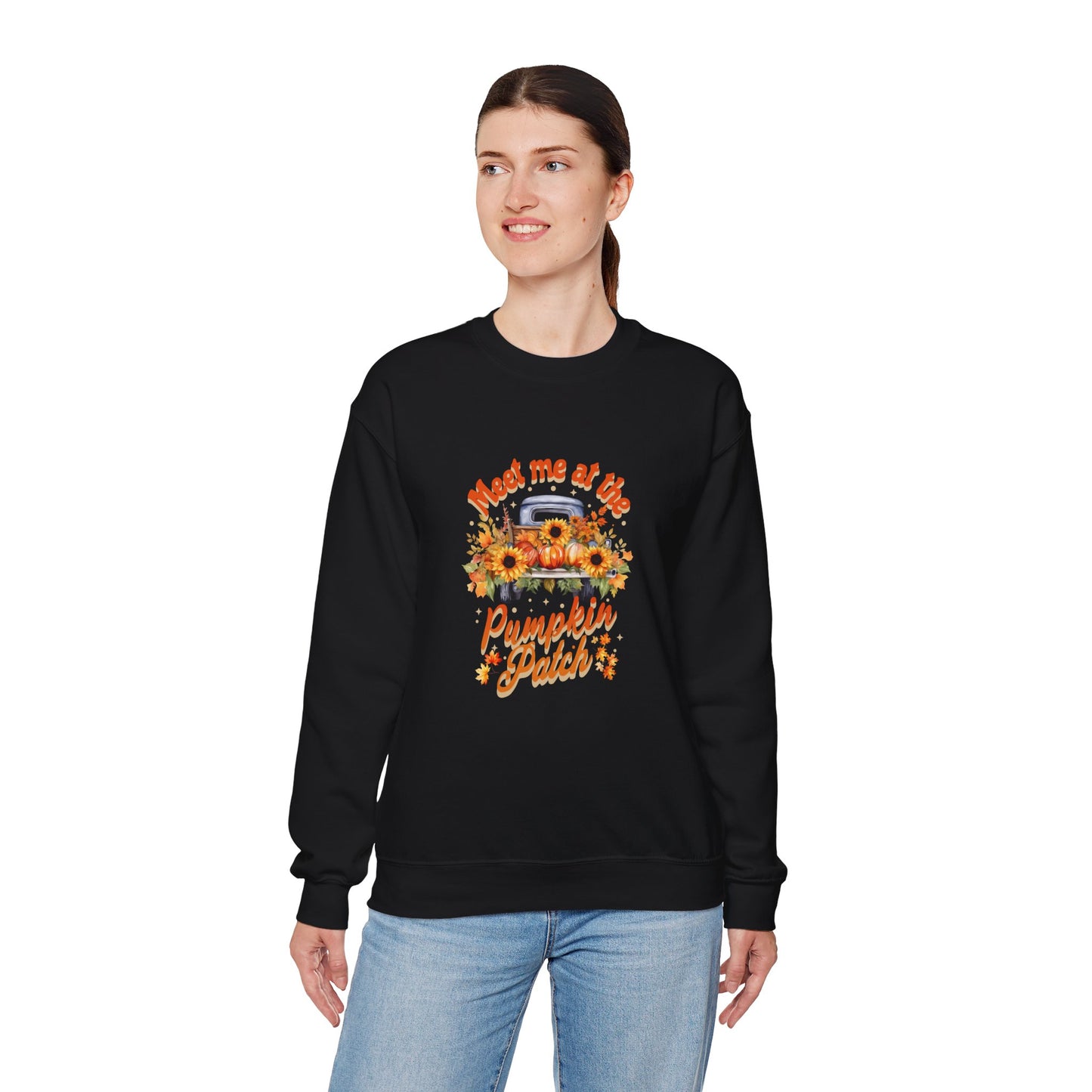 Meet Me At The Pumpkin Patch Unisex Heavy Blend™ Crewneck Sweatshirt