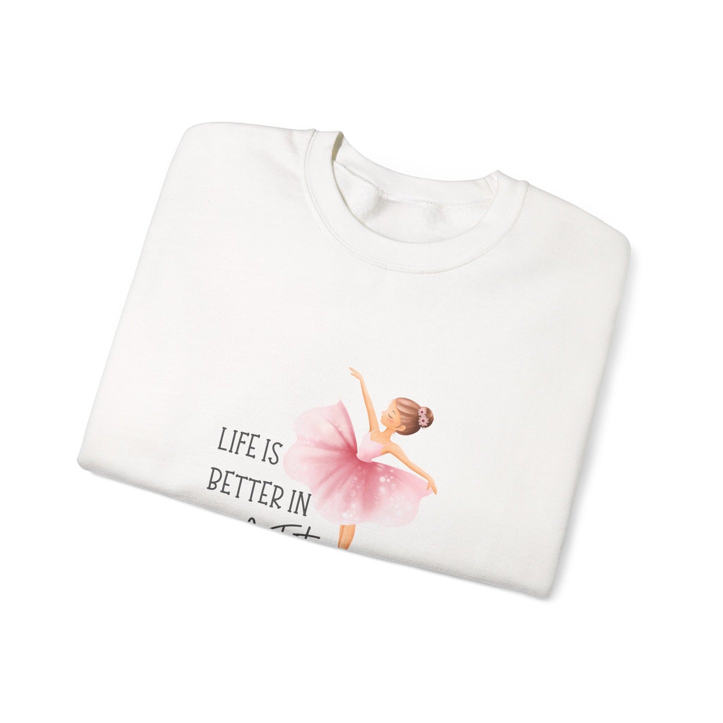 Life Is Better In A Tutu Women's Heavy Blend™ Crewneck Sweatshirt