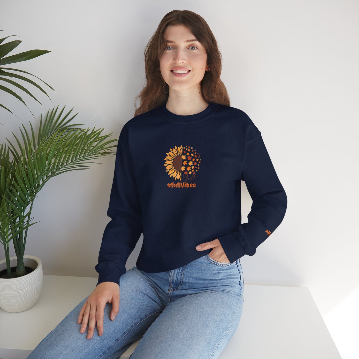 Fall Vibes Unisex Heavy Blend™ Crewneck Sweatshirt