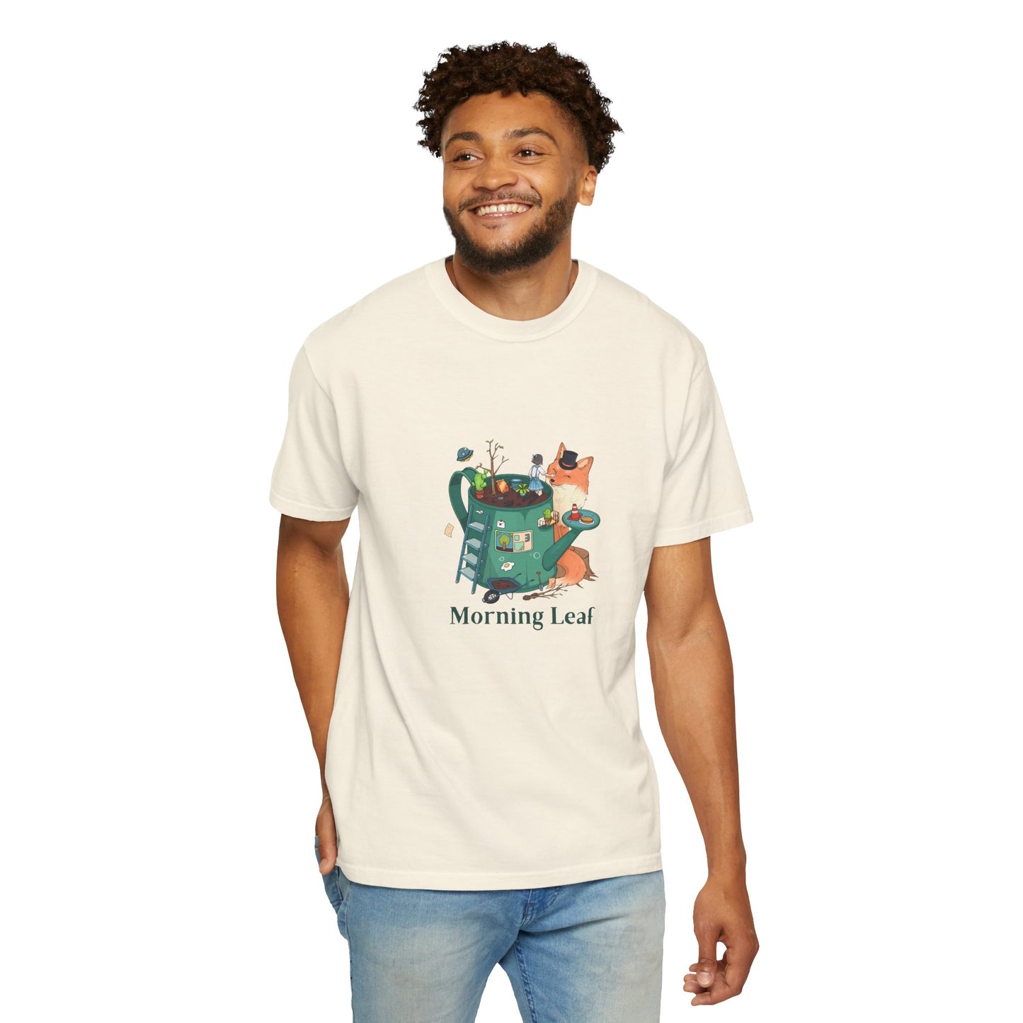 Morning Leaf Unisex Garment-Dyed T-shirt