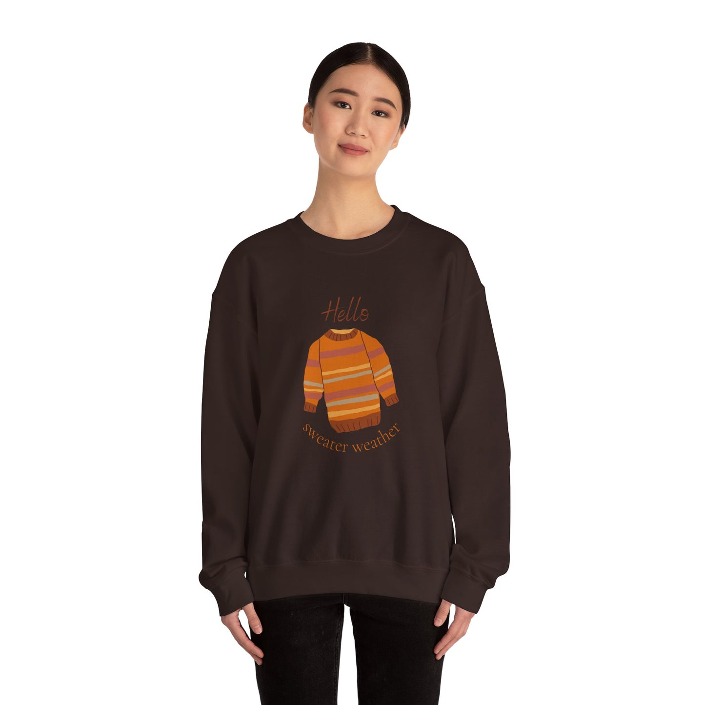 Hello Sweater Weather Unisex Heavy Blend™ Crewneck Sweatshirt