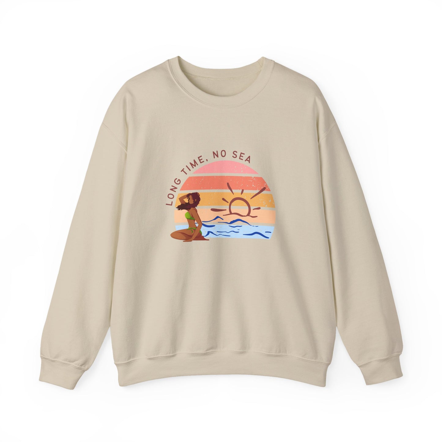 Long Time, No See Women's Heavy Blend™ Crewneck Sweatshirt