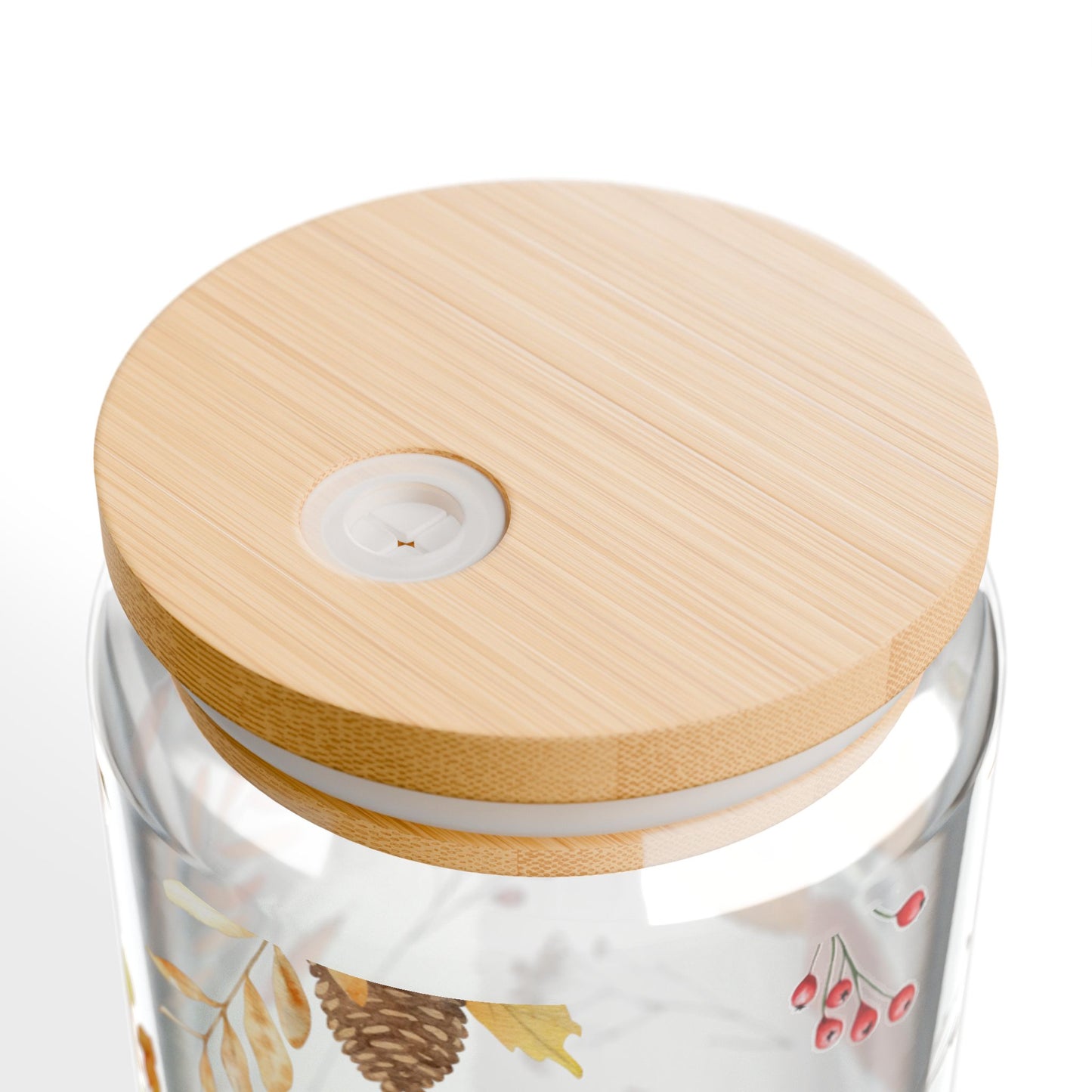 Autumn Leaves Sipper Glass, 16oz