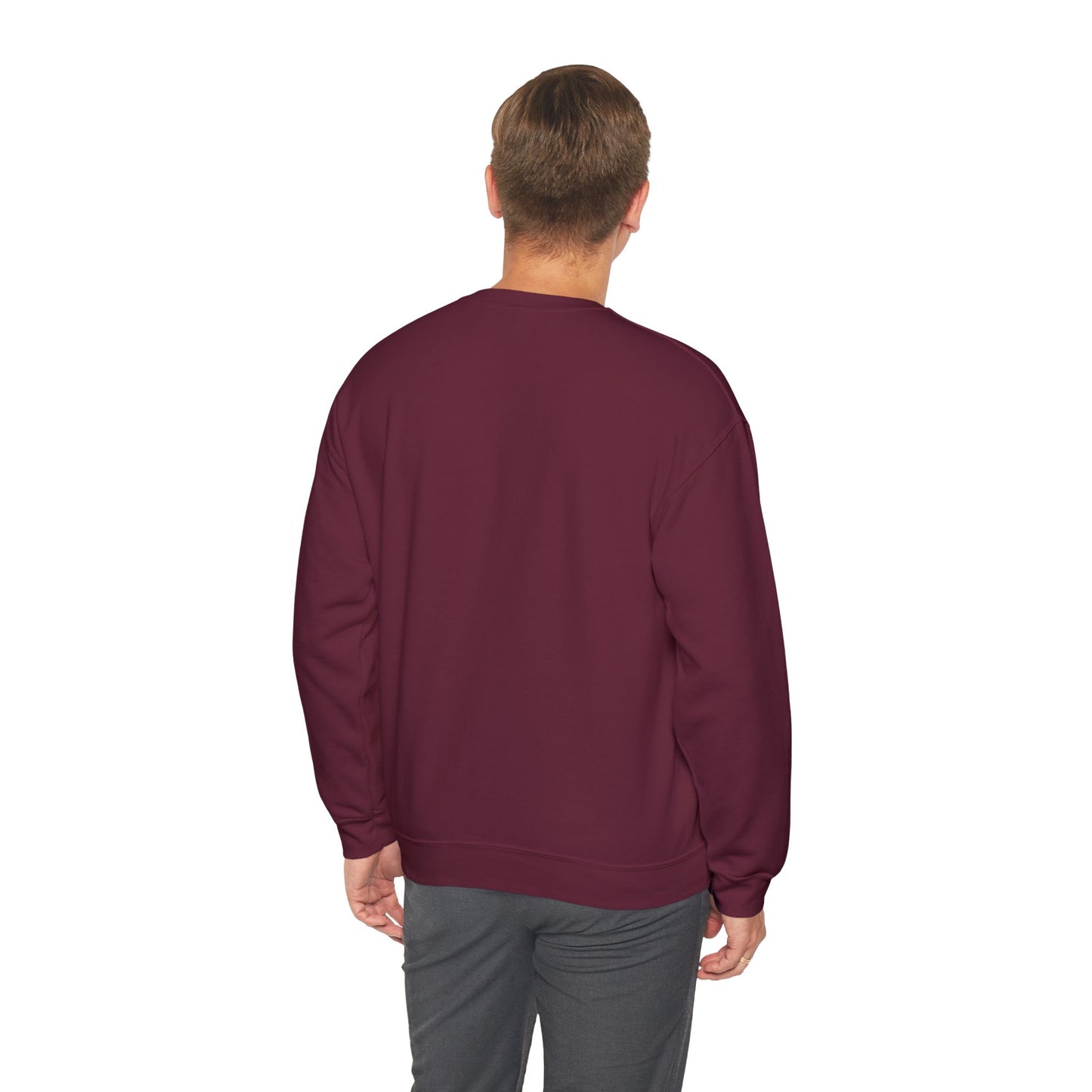 Get Lost In A Book Unisex Heavy Blend™ Crewneck Sweatshirt (Embroidery Decoration)