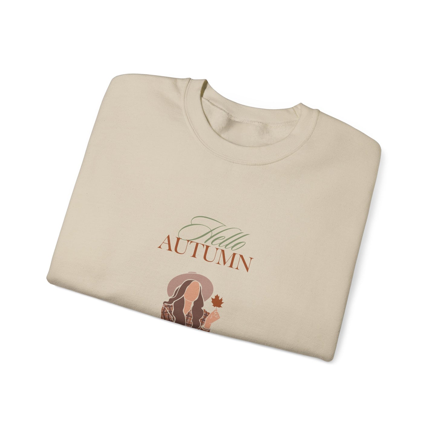Brown Autumn Women's Heavy Blend™ Crewneck Sweatshirt