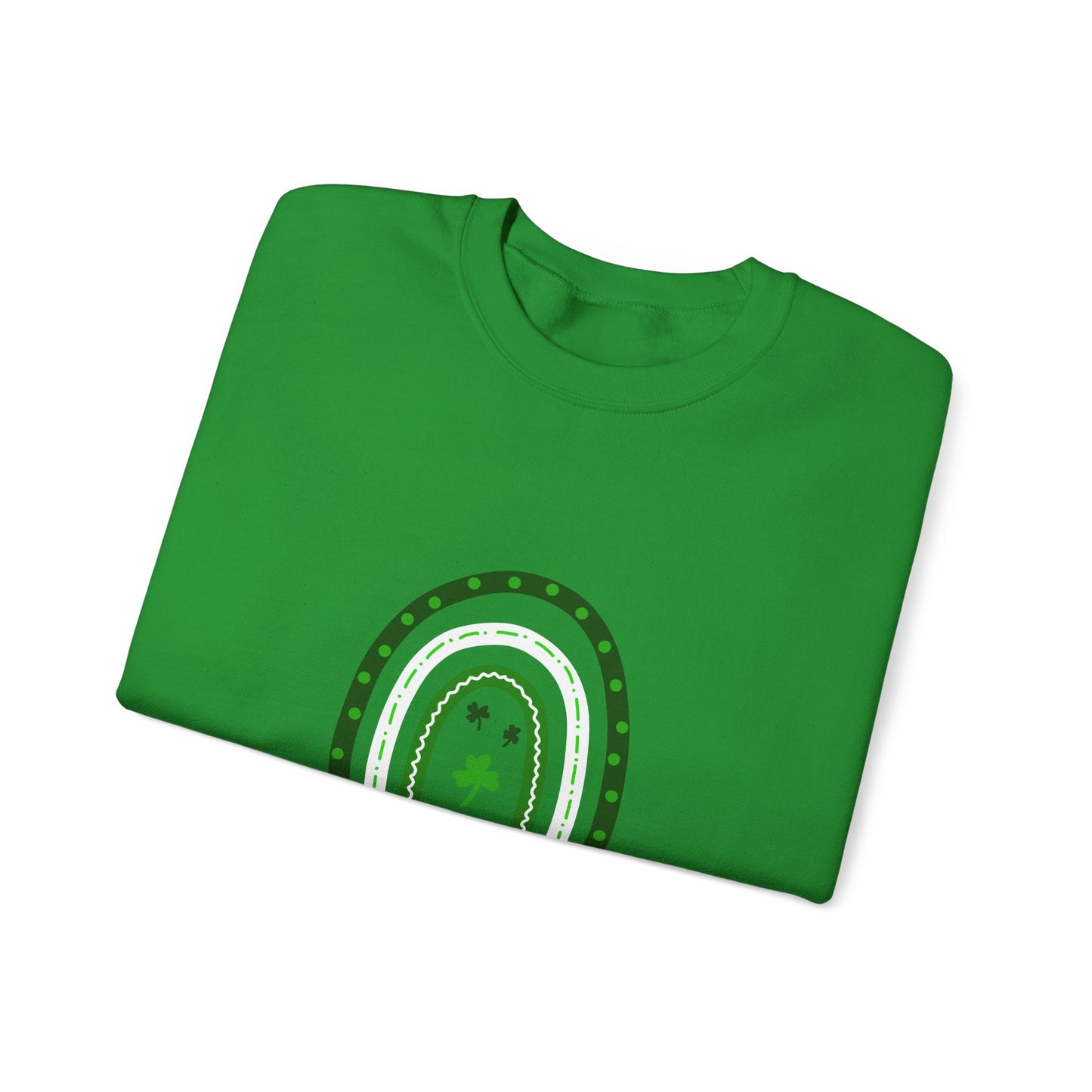 Rainbow Happy St. Patrick's Day Unisex Heavy Blend™ Crewneck Sweatshirt