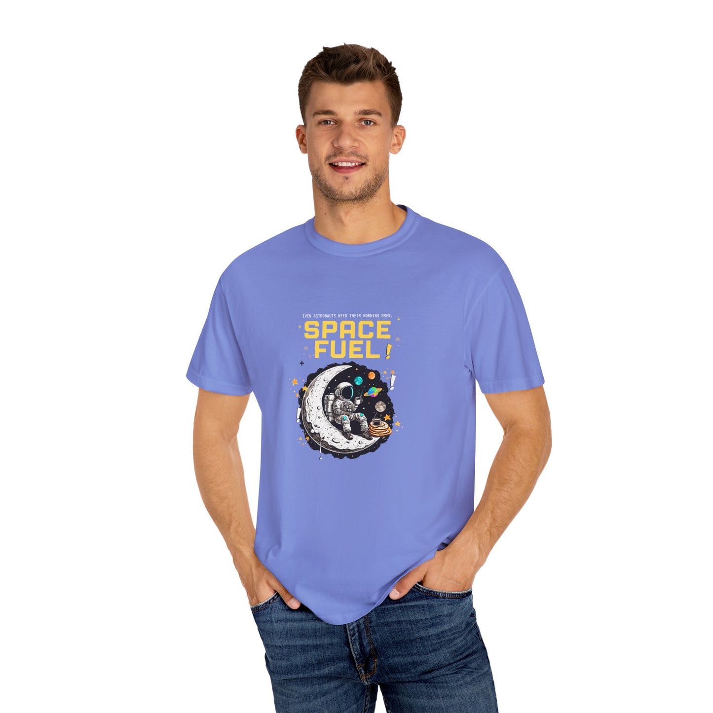 Space Fuel Unisex Garment-Dyed T-shirt