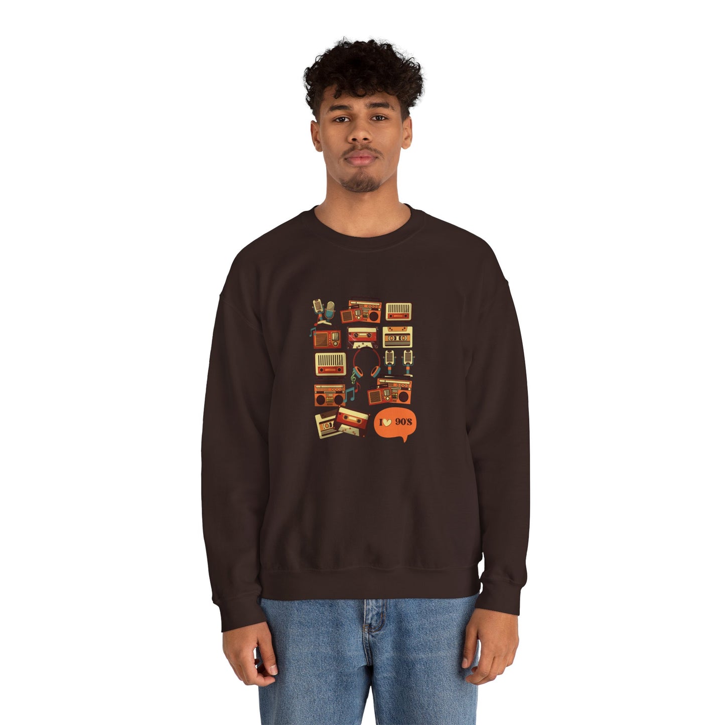 I Love 90's Unisex Heavy Blend™ Crewneck Sweatshirt