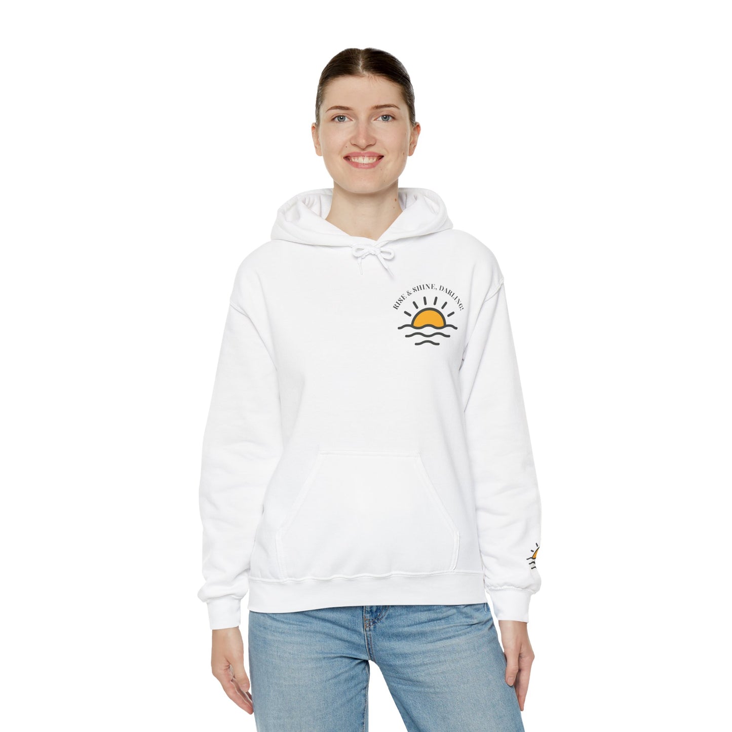 Rise And Shine, Darling! Unisex Heavy Blend™ Hooded Sweatshirt