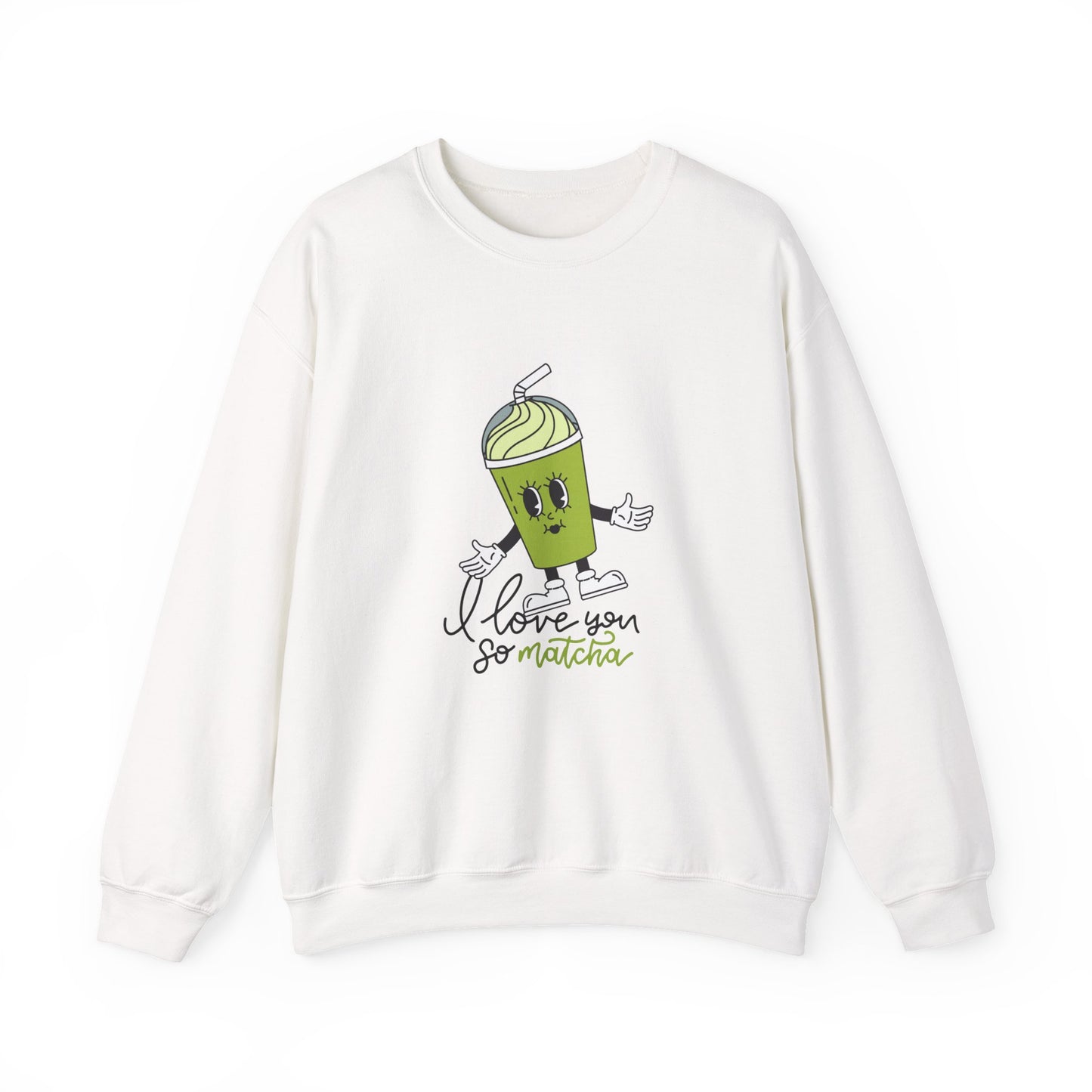 I Love You So Matcha Women's Heavy Blend™ Crewneck Sweatshirt