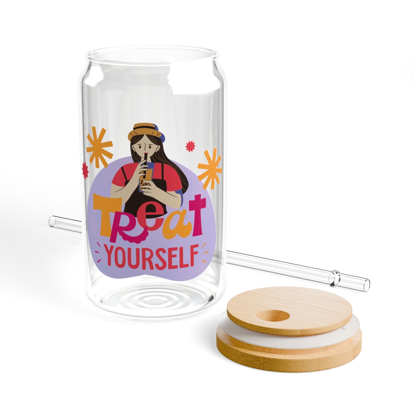 Treat Yourself Sipper Glass, 16oz