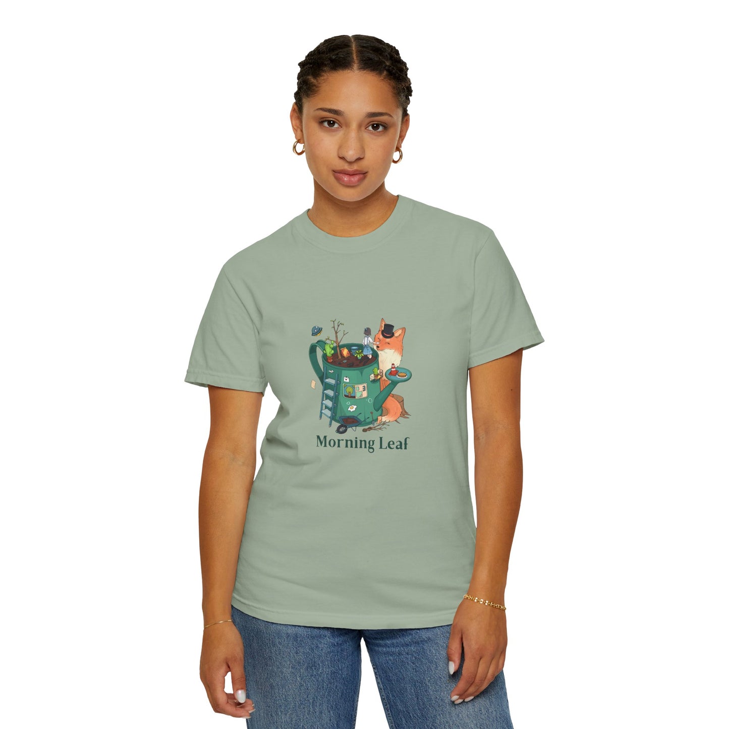 Morning Leaf Unisex Garment-Dyed T-shirt