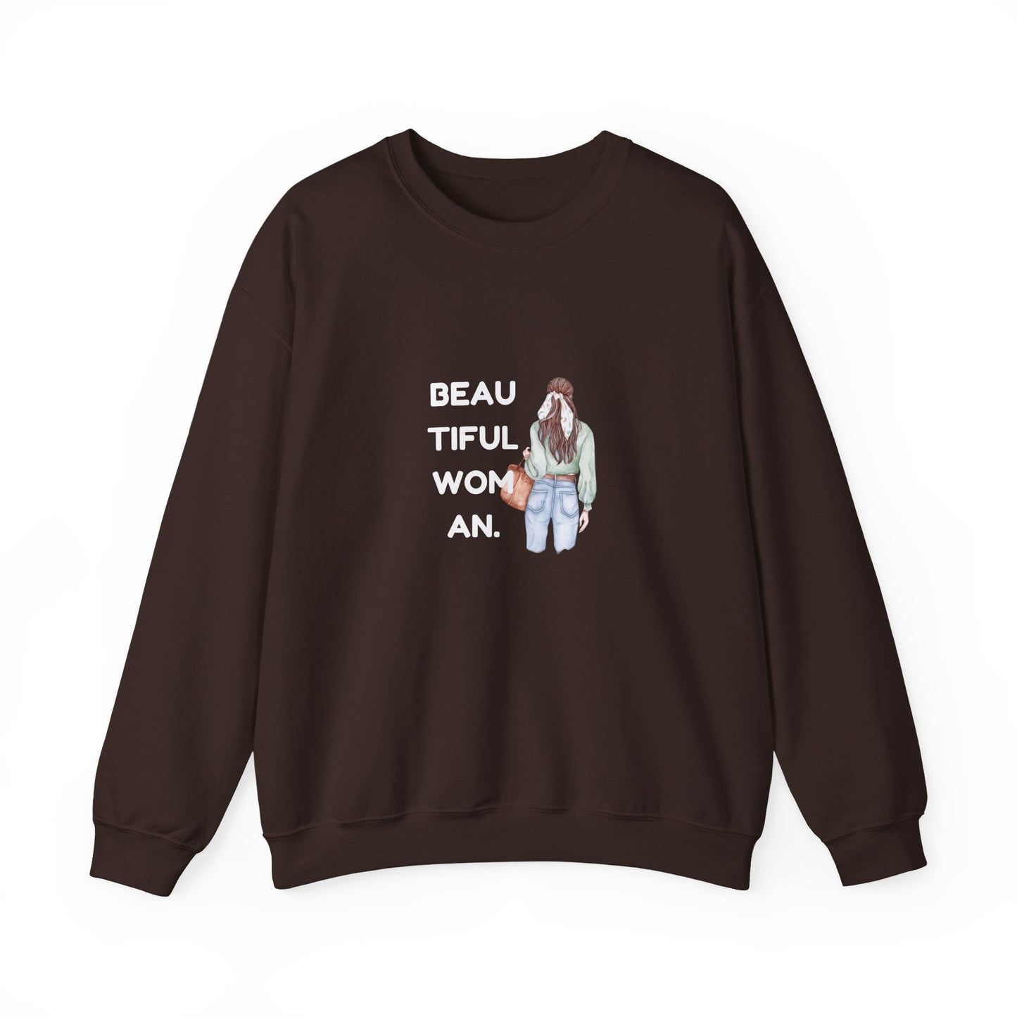 Beautiful Woman Women's Heavy Blend™ Crewneck Sweatshirt