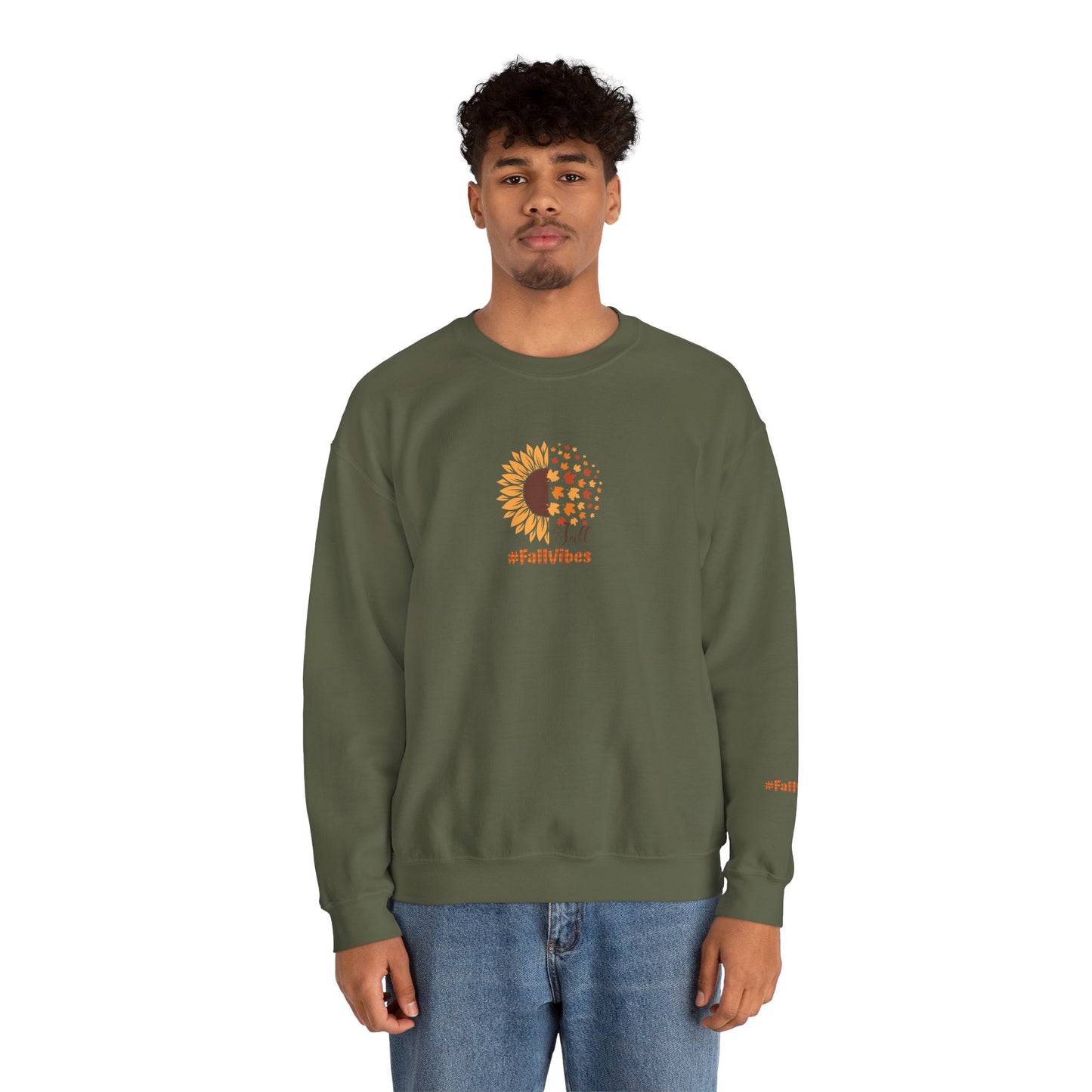 Fall Vibes Unisex Heavy Blend™ Crewneck Sweatshirt