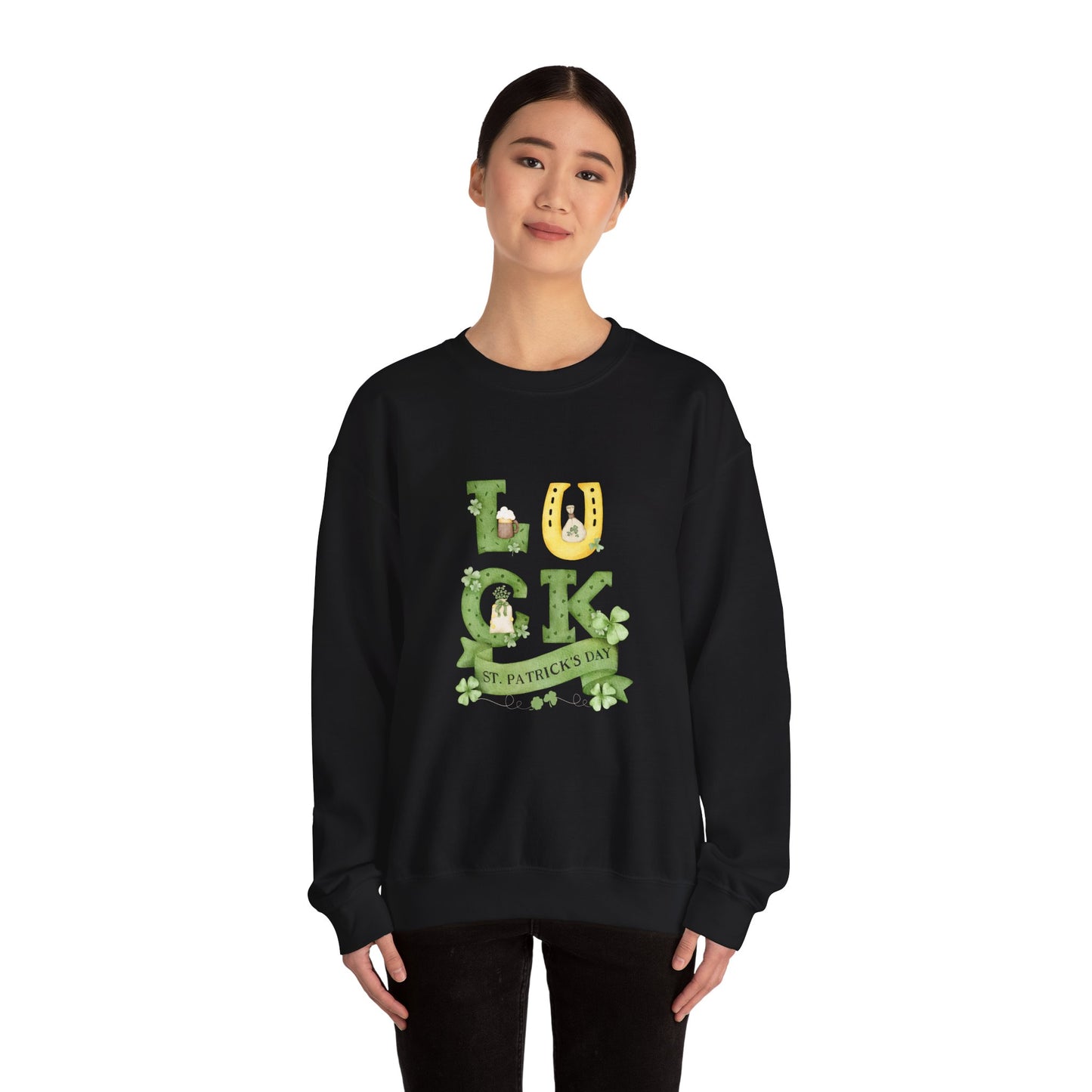 Luck Unisex Heavy Blend™ Crewneck Sweatshirt