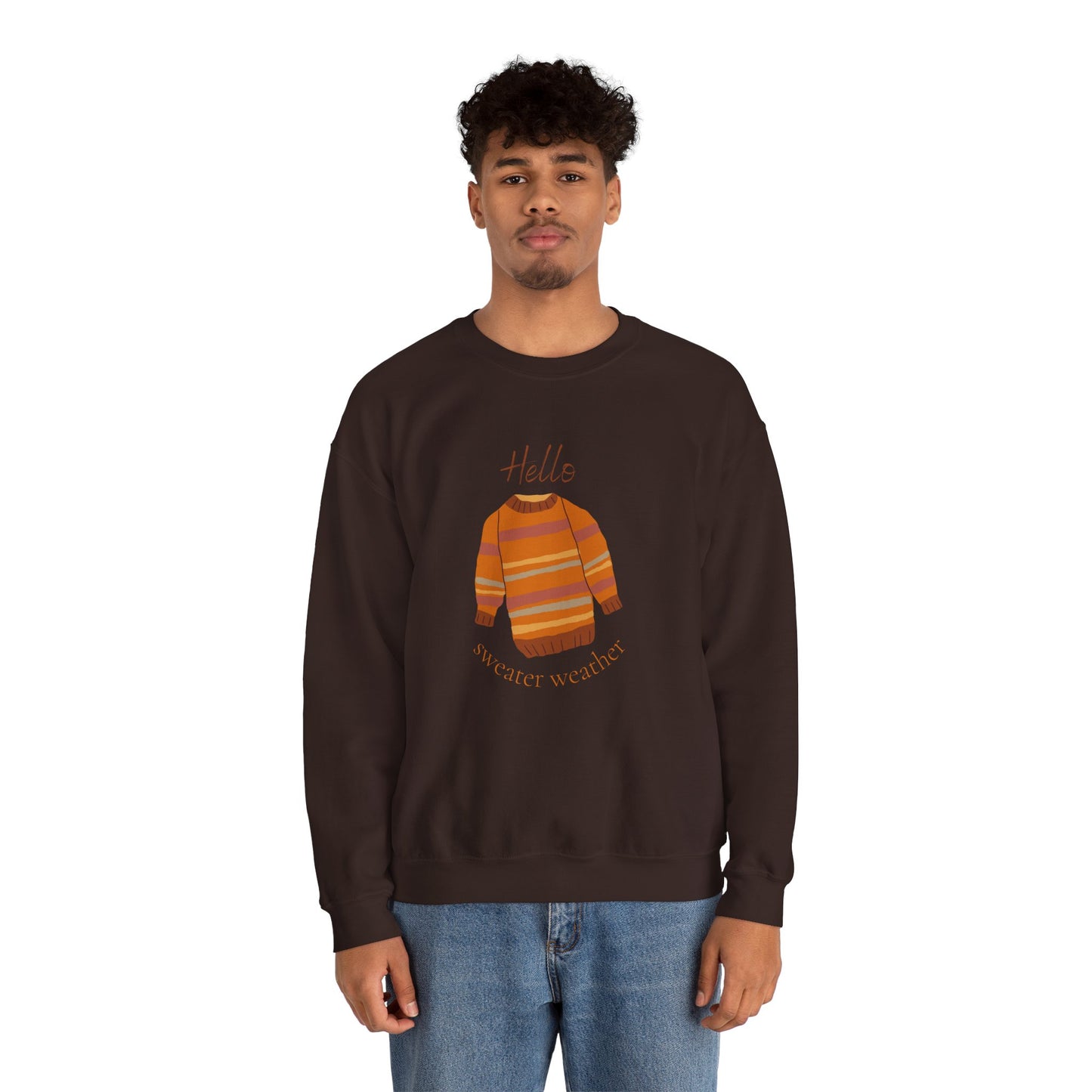 Hello Sweater Weather Unisex Heavy Blend™ Crewneck Sweatshirt