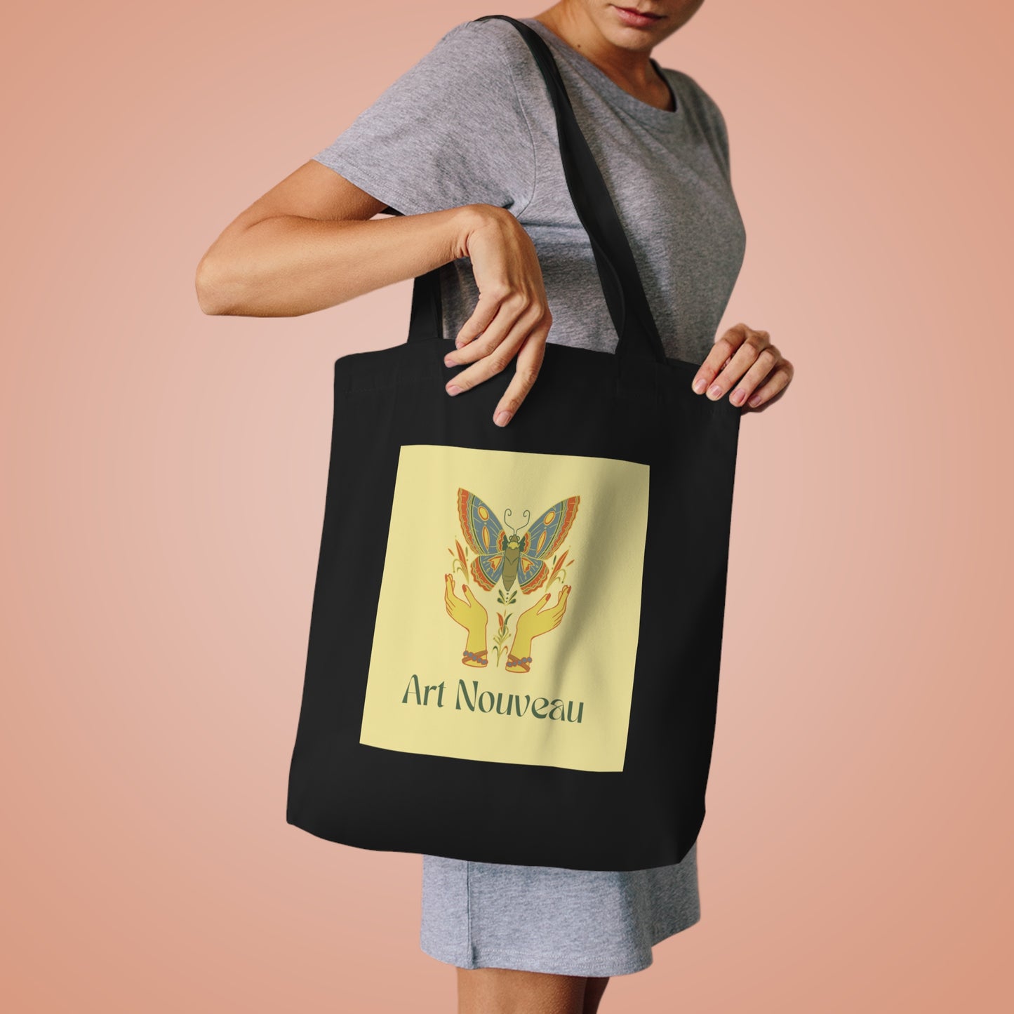 Art Nouveau Cotton Tote Bag