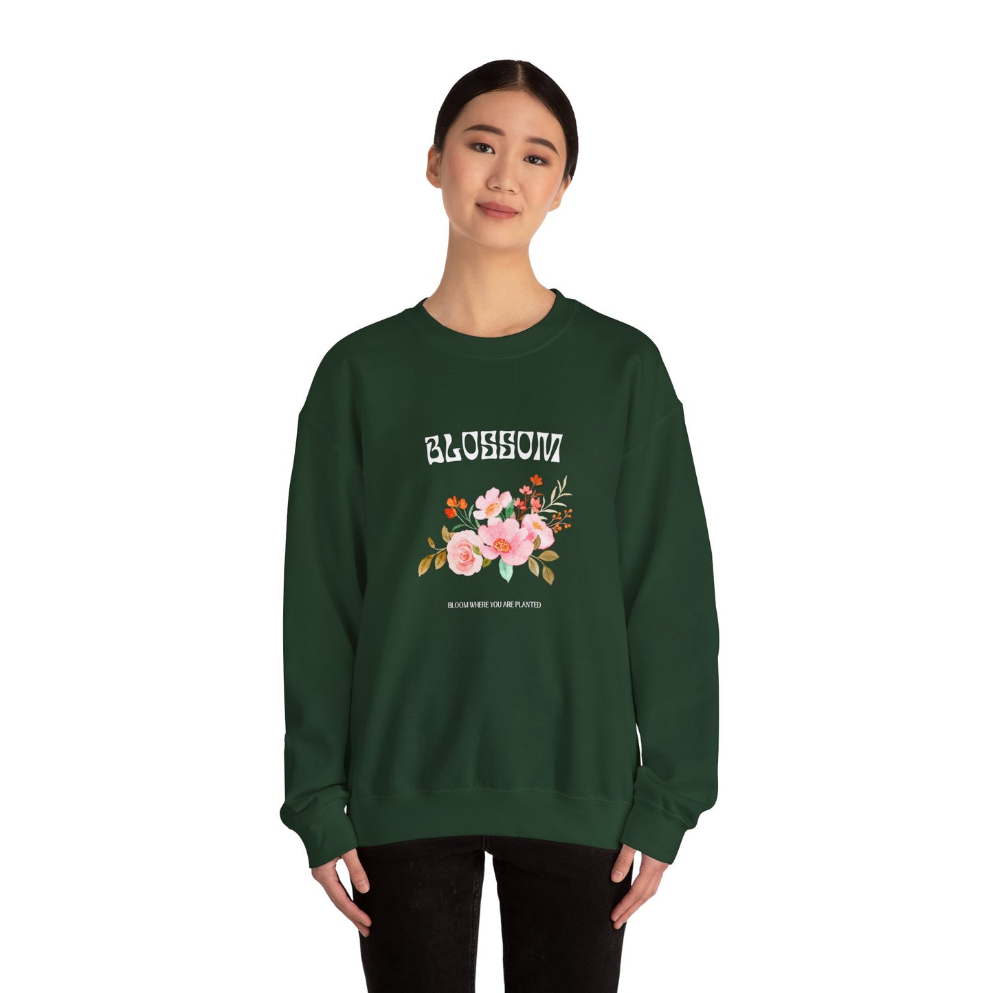 Blossom Women's Heavy Blend™ Crewneck Sweatshirt