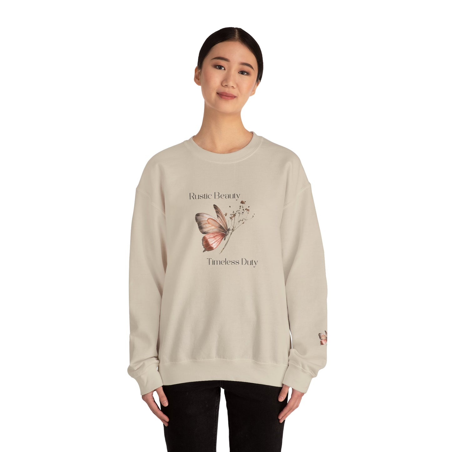 Rustic Beauty Timeless Duty Women's Heavy Blend™ Crewneck Sweatshirt