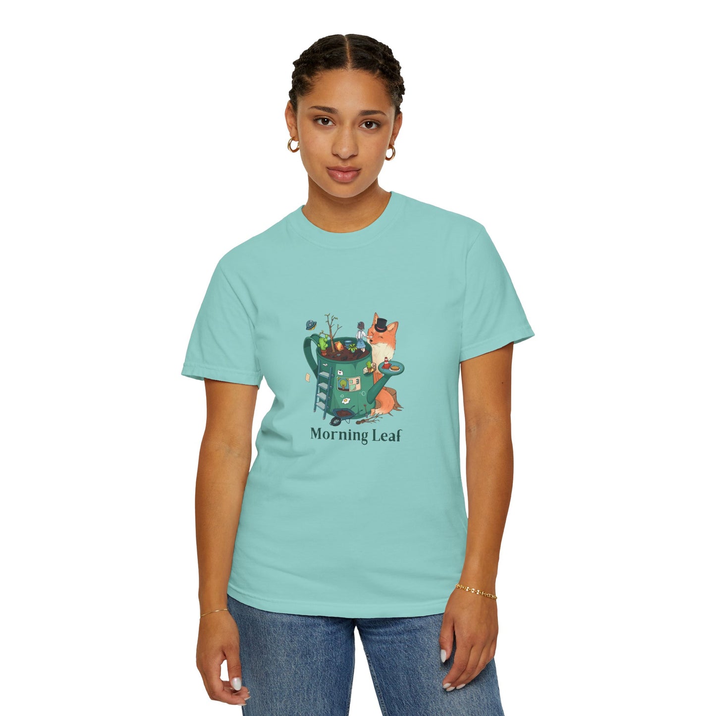 Morning Leaf Unisex Garment-Dyed T-shirt