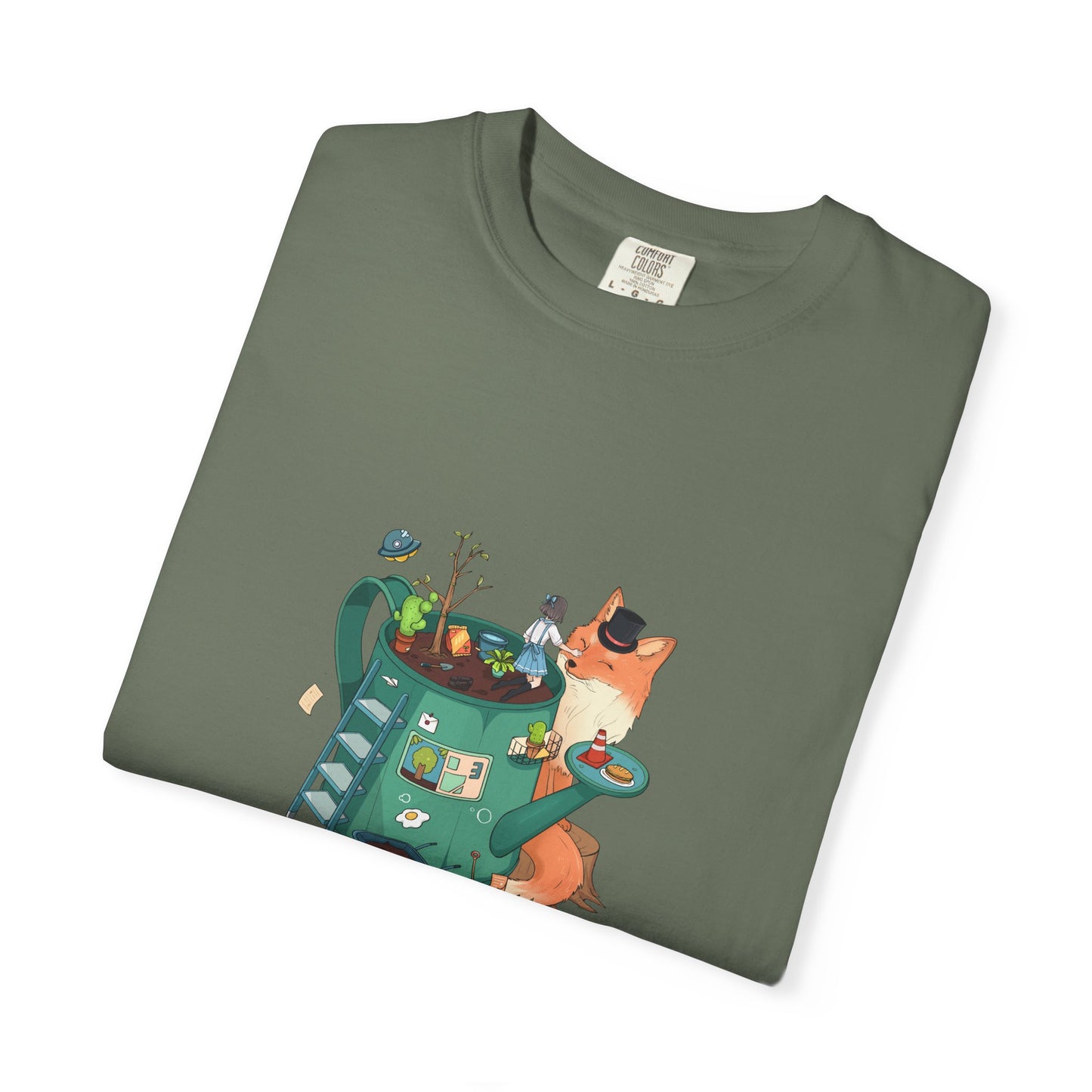 Morning Leaf Unisex Garment-Dyed T-shirt