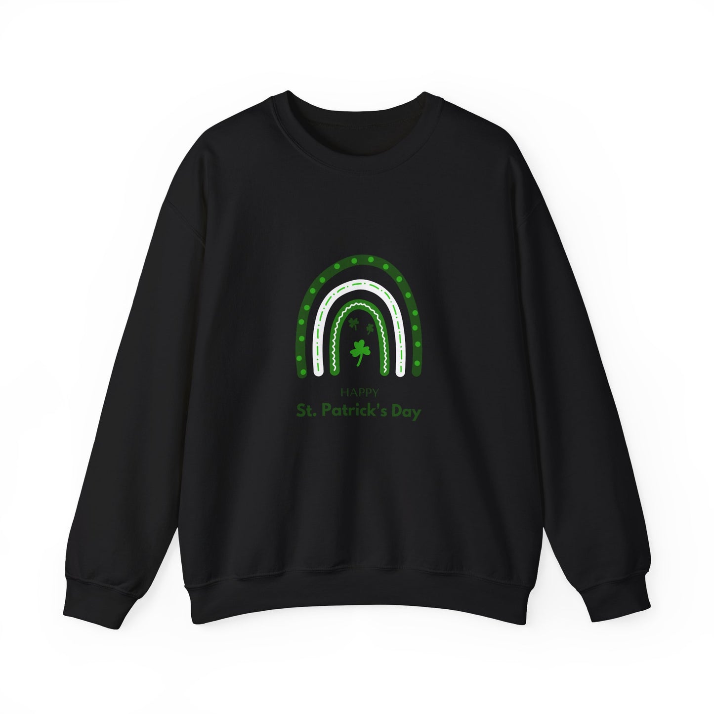 Rainbow Happy St. Patrick's Day Unisex Heavy Blend™ Crewneck Sweatshirt