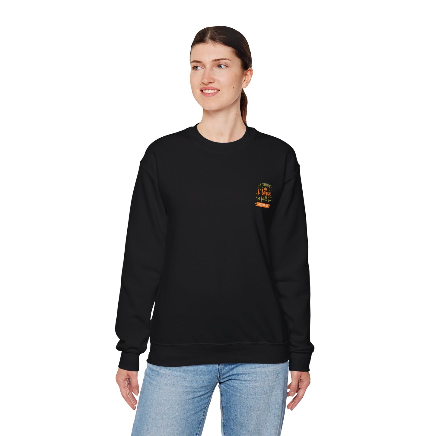 I Think I Love Fall Most Of All Unisex Heavy Blend™ Crewneck Sweatshirt