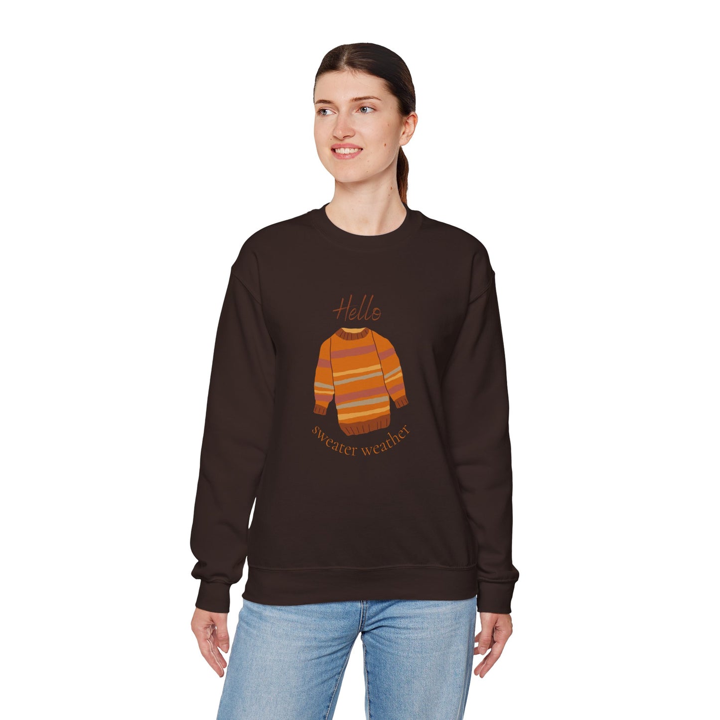 Hello Sweater Weather Unisex Heavy Blend™ Crewneck Sweatshirt