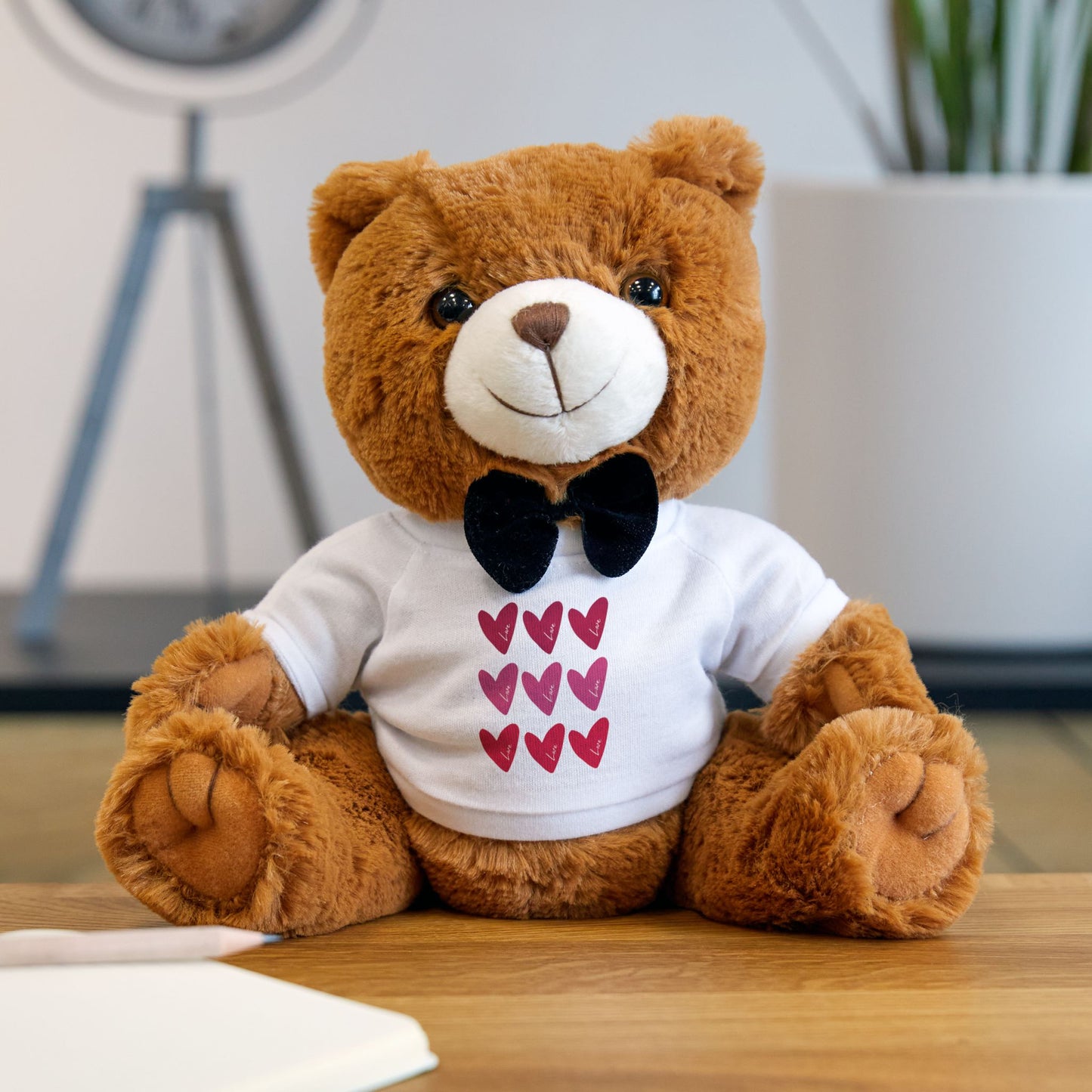 Hearts Teddy Bear with T-Shirt