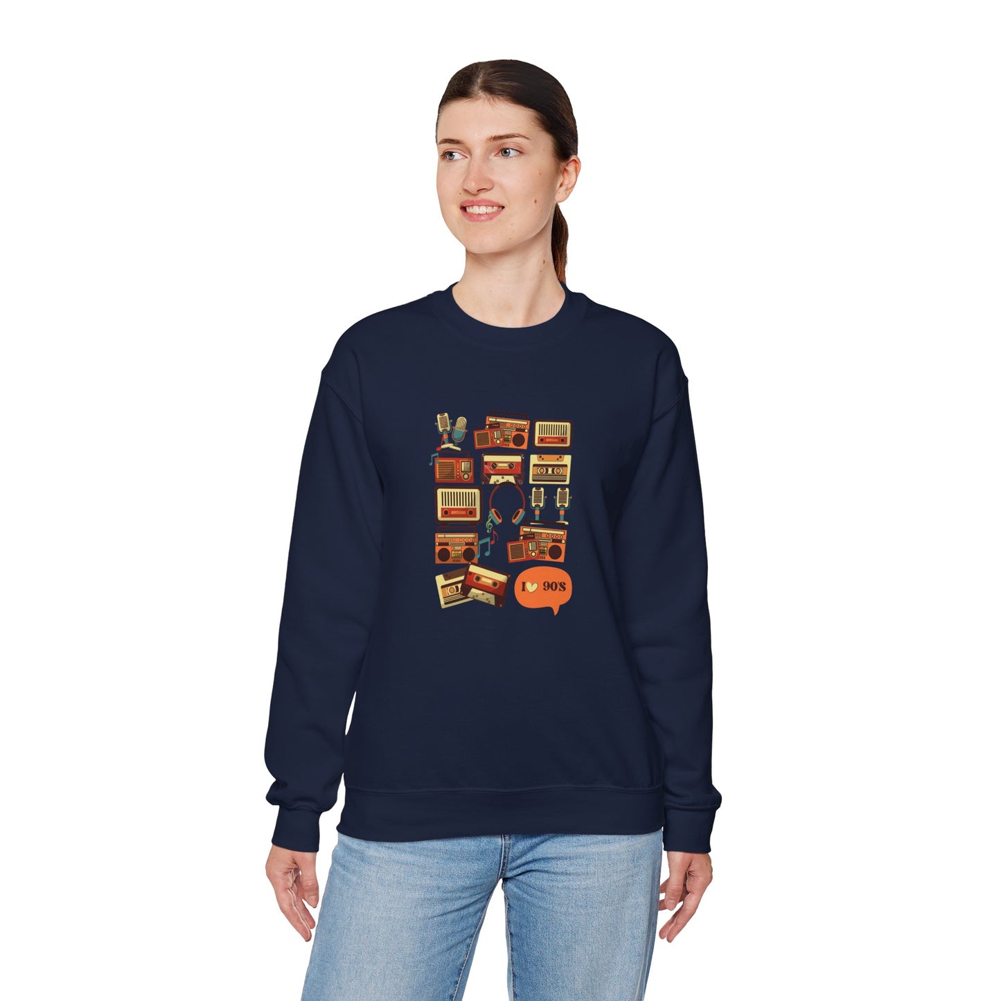 I Love 90's Unisex Heavy Blend™ Crewneck Sweatshirt