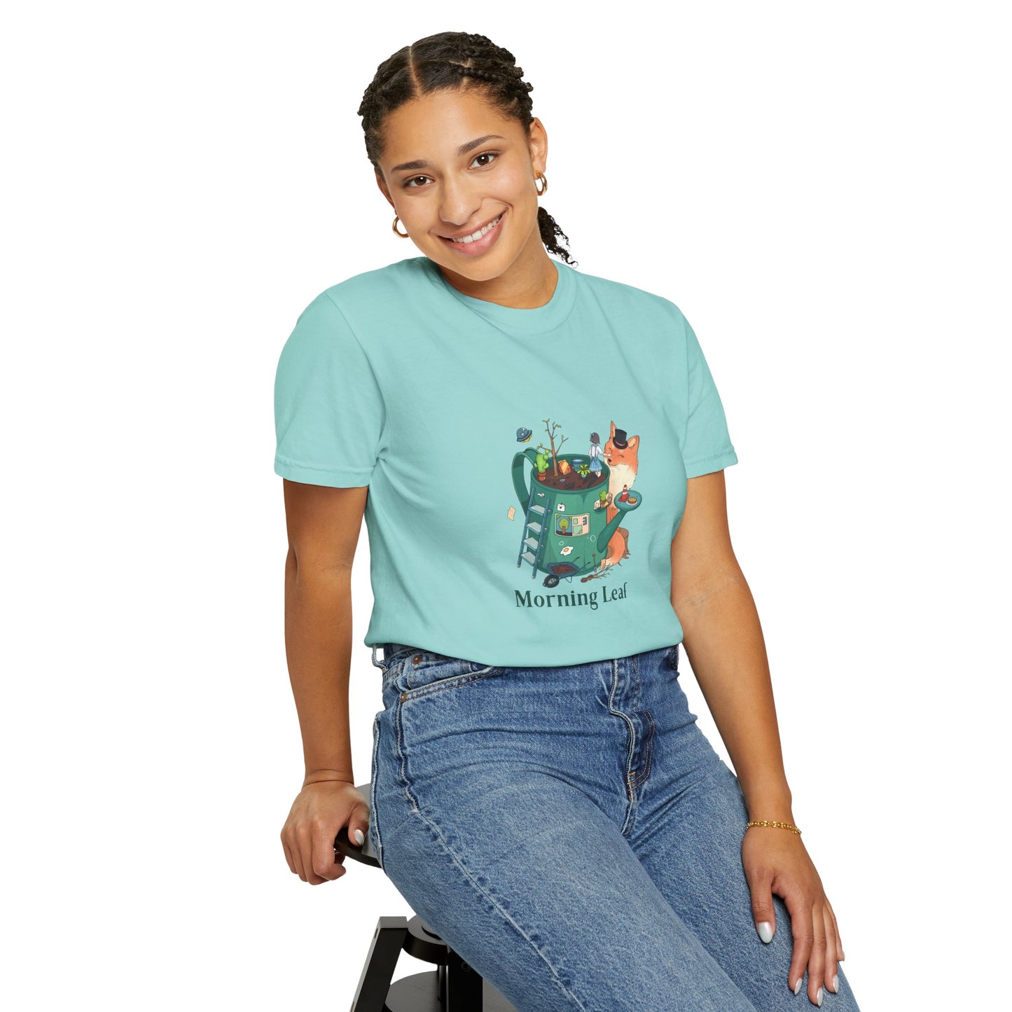 Morning Leaf Unisex Garment-Dyed T-shirt