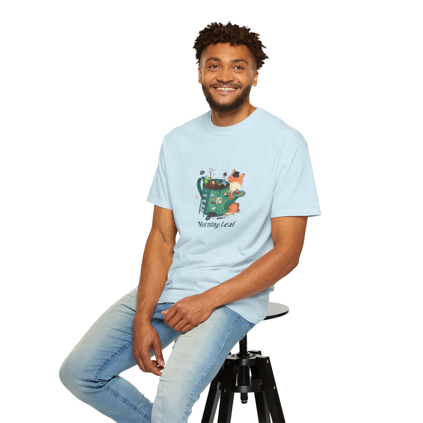 Morning Leaf Unisex Garment-Dyed T-shirt