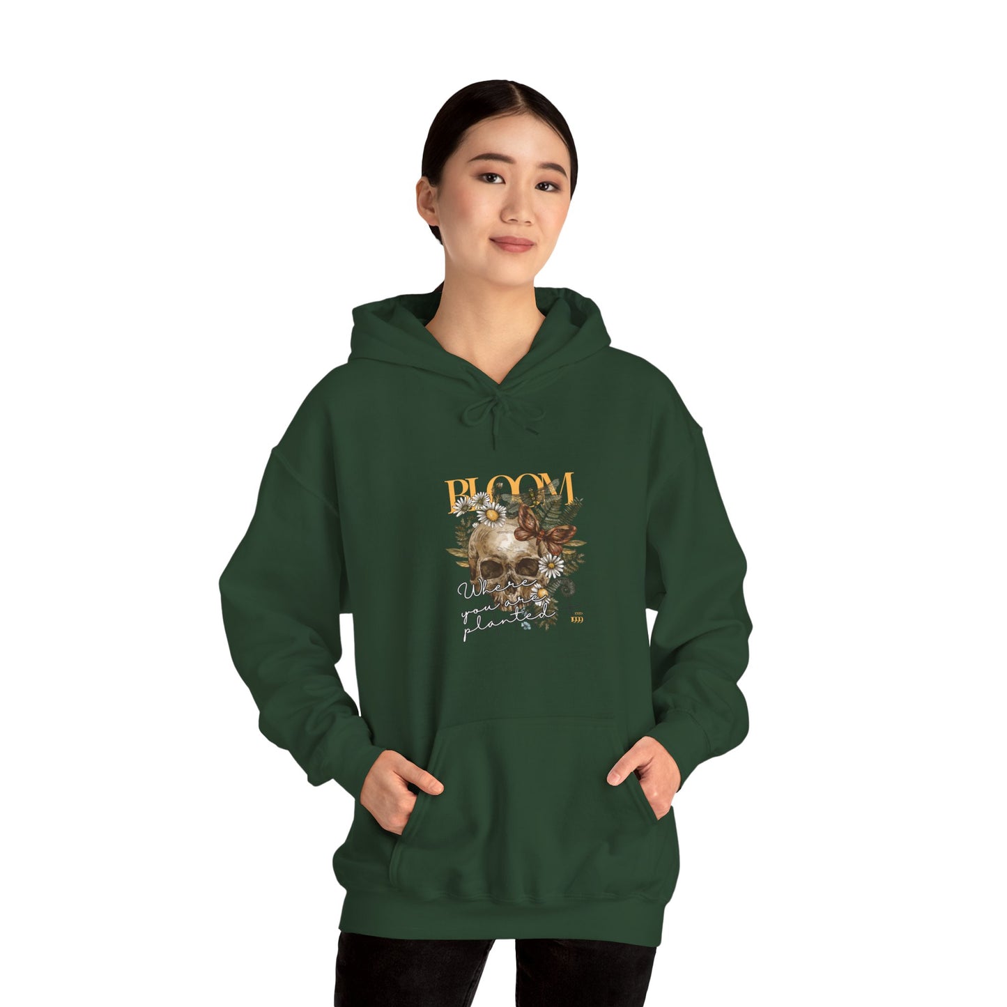 Bloom Where You Are Planted Unisex Heavy Blend™ Hooded Sweatshirt