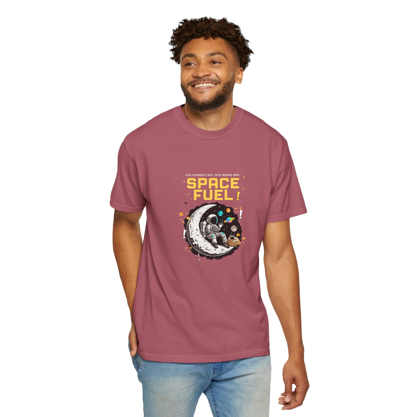 Space Fuel Unisex Garment-Dyed T-shirt
