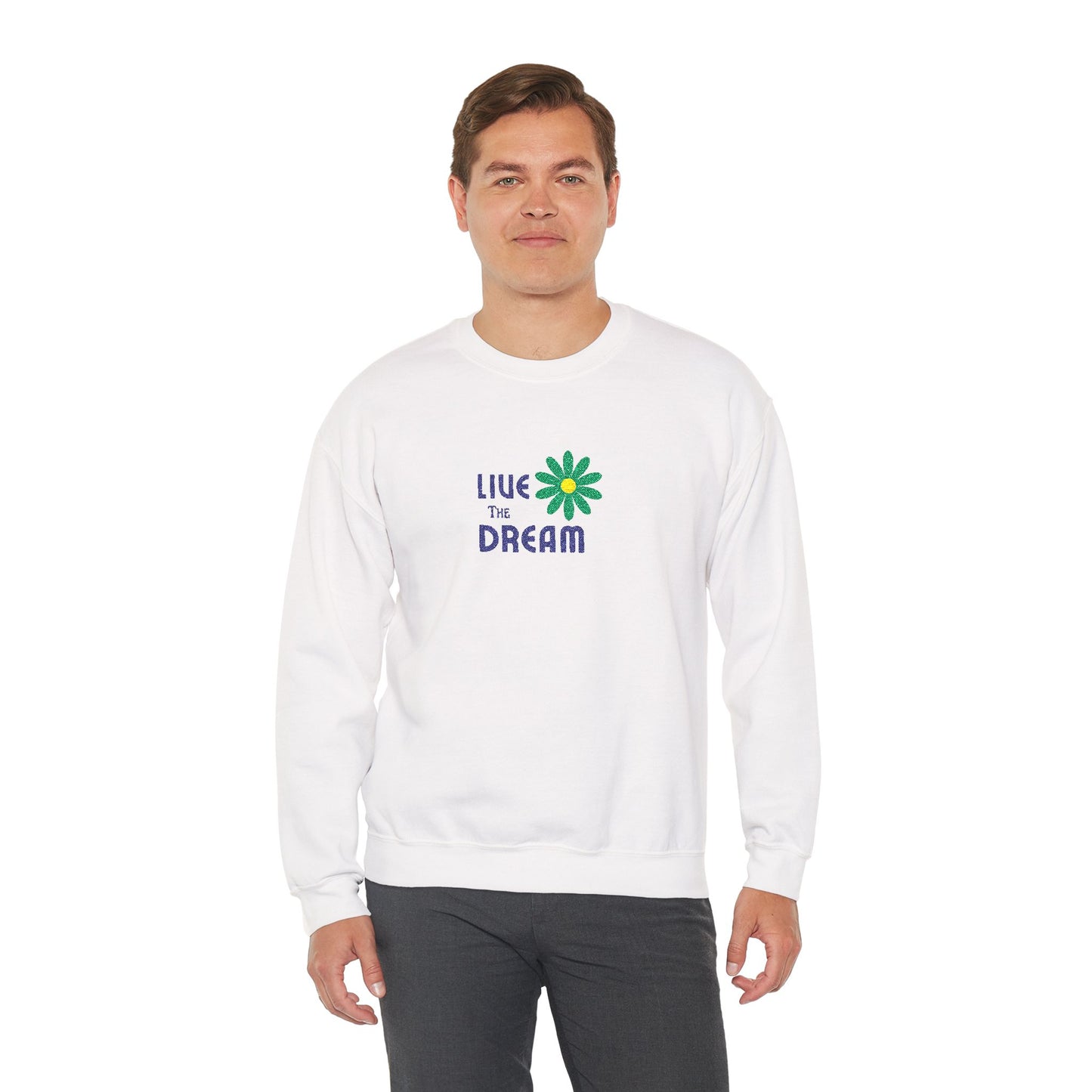 Live The Dream Unisex Heavy Blend™ Crewneck Sweatshirt