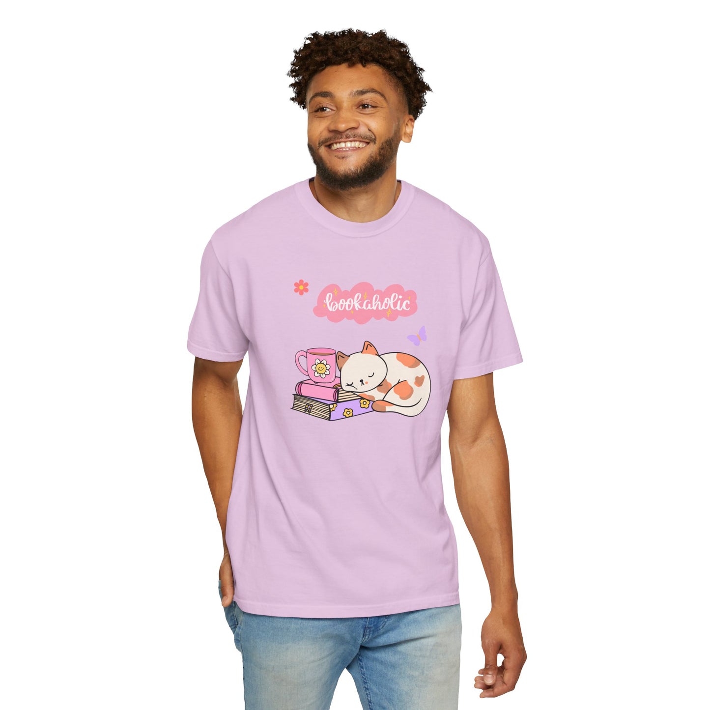 Bookaholic Unisex Garment-Dyed T-shirt