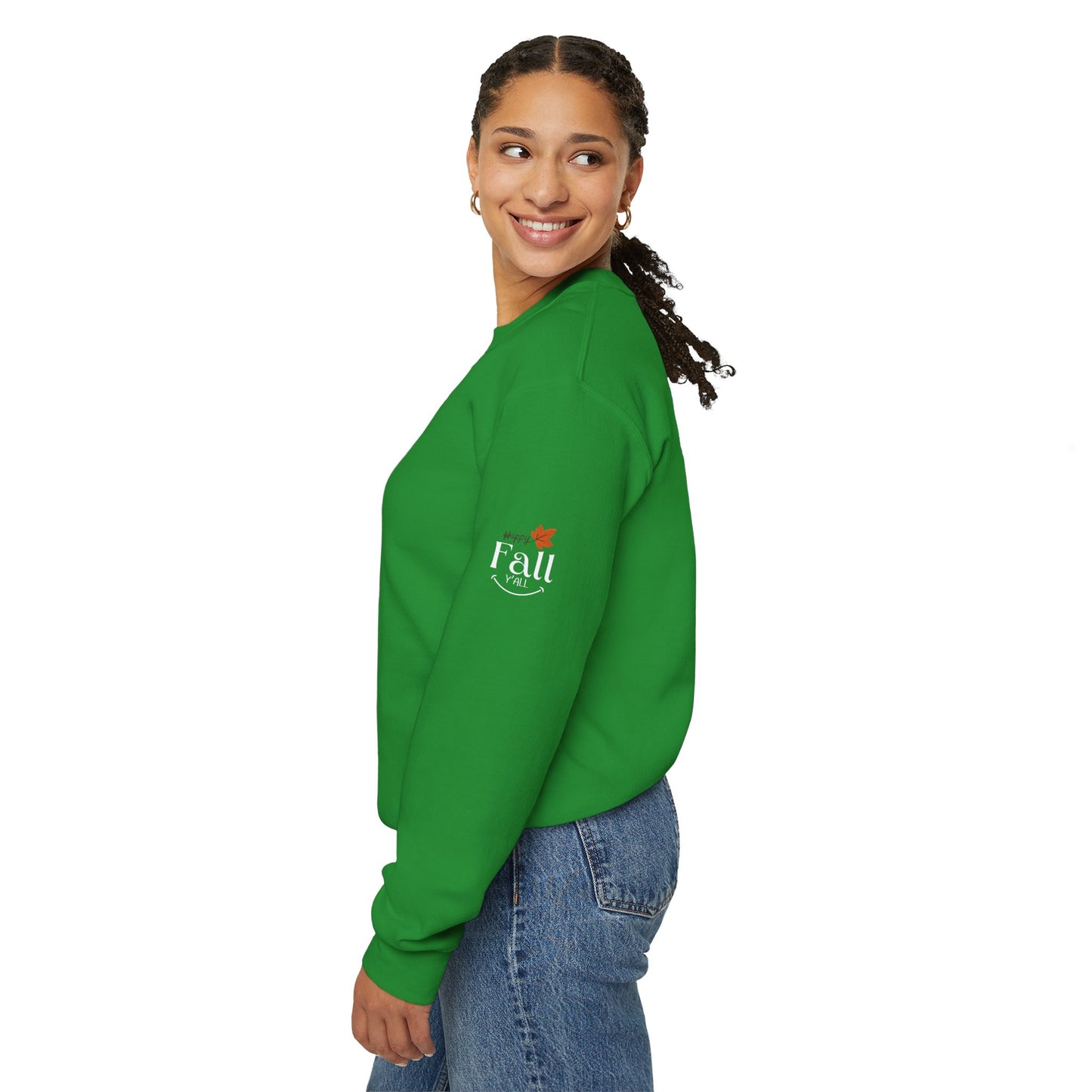 Happy Fall Y'all Unisex Heavy Blend™ Crewneck Sweatshirt