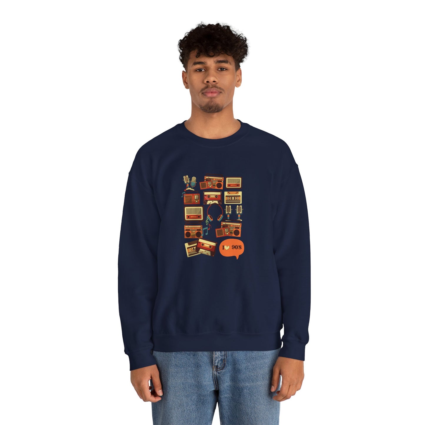 I Love 90's Unisex Heavy Blend™ Crewneck Sweatshirt
