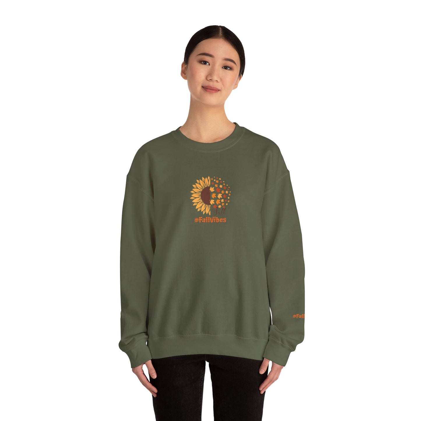 Fall Vibes Unisex Heavy Blend™ Crewneck Sweatshirt
