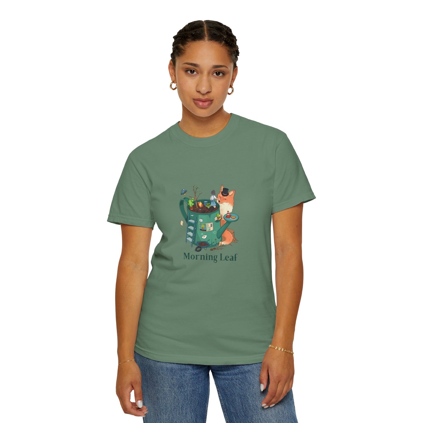Morning Leaf Unisex Garment-Dyed T-shirt