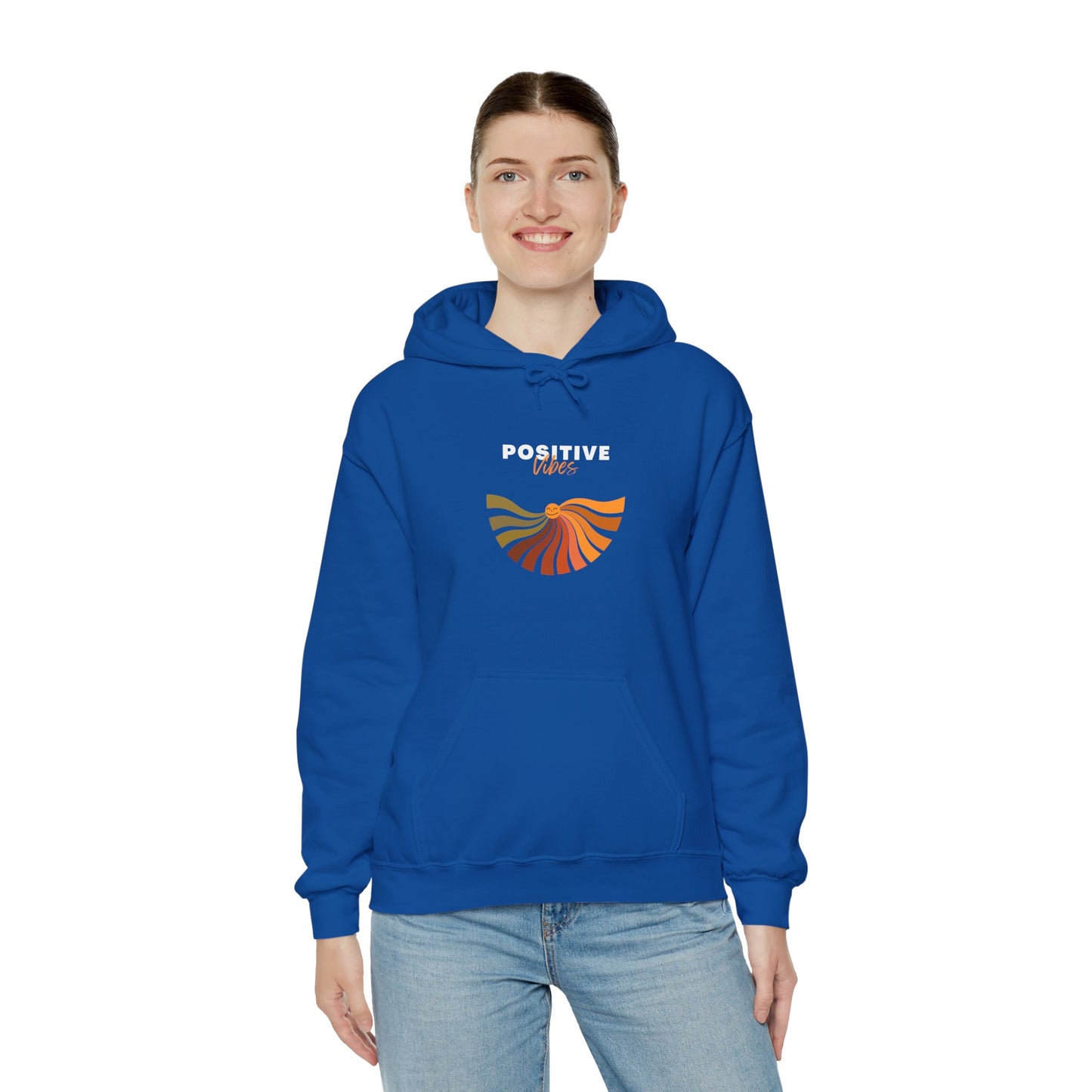 Positive Vibes Unisex Heavy Blend™ Hooded Sweatshirt