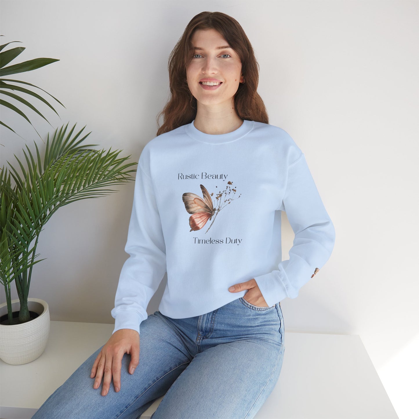 Rustic Beauty Timeless Duty Women's Heavy Blend™ Crewneck Sweatshirt