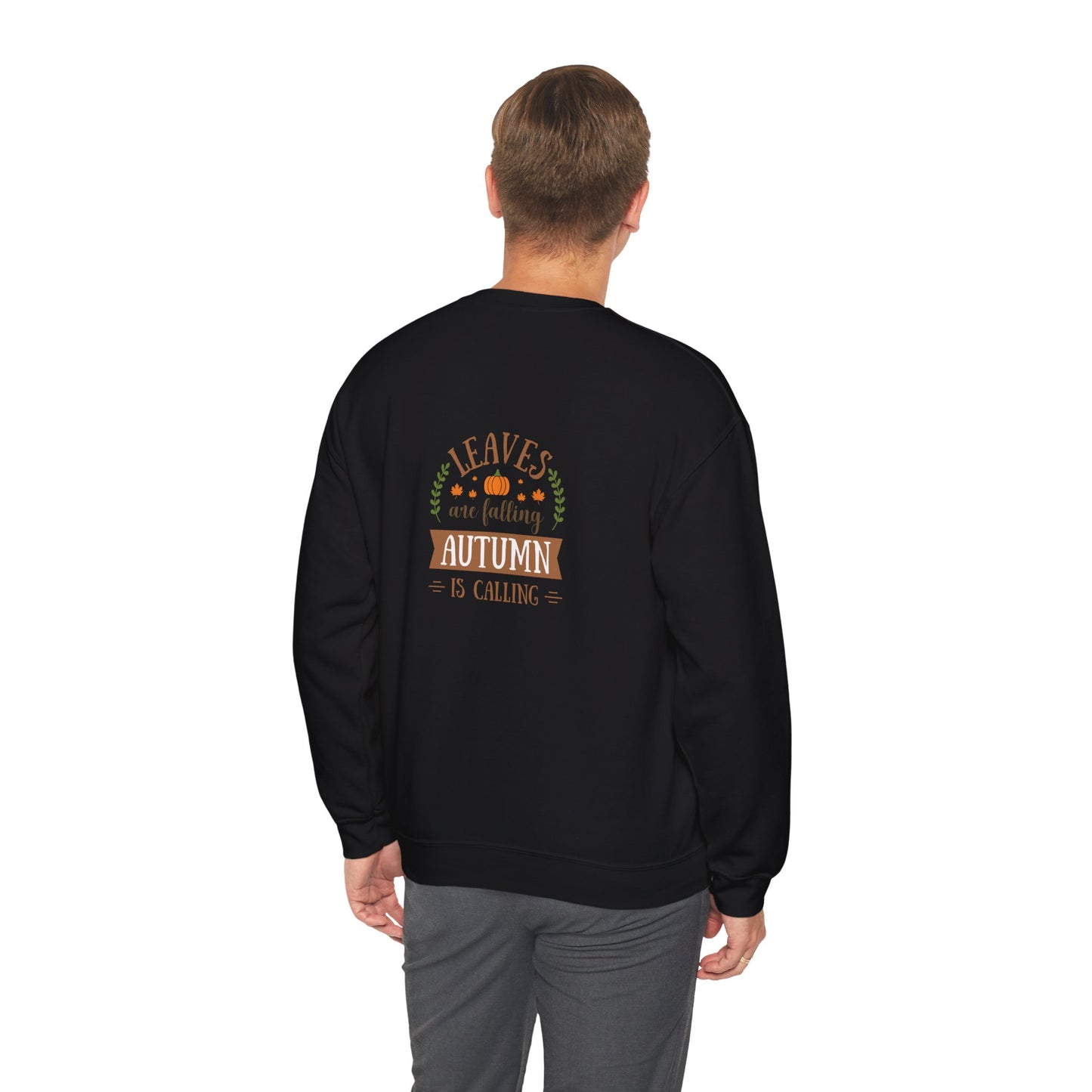 Leaves Are Falling Autumn Is Calling Unisex Heavy Blend™ Crewneck Sweatshirt