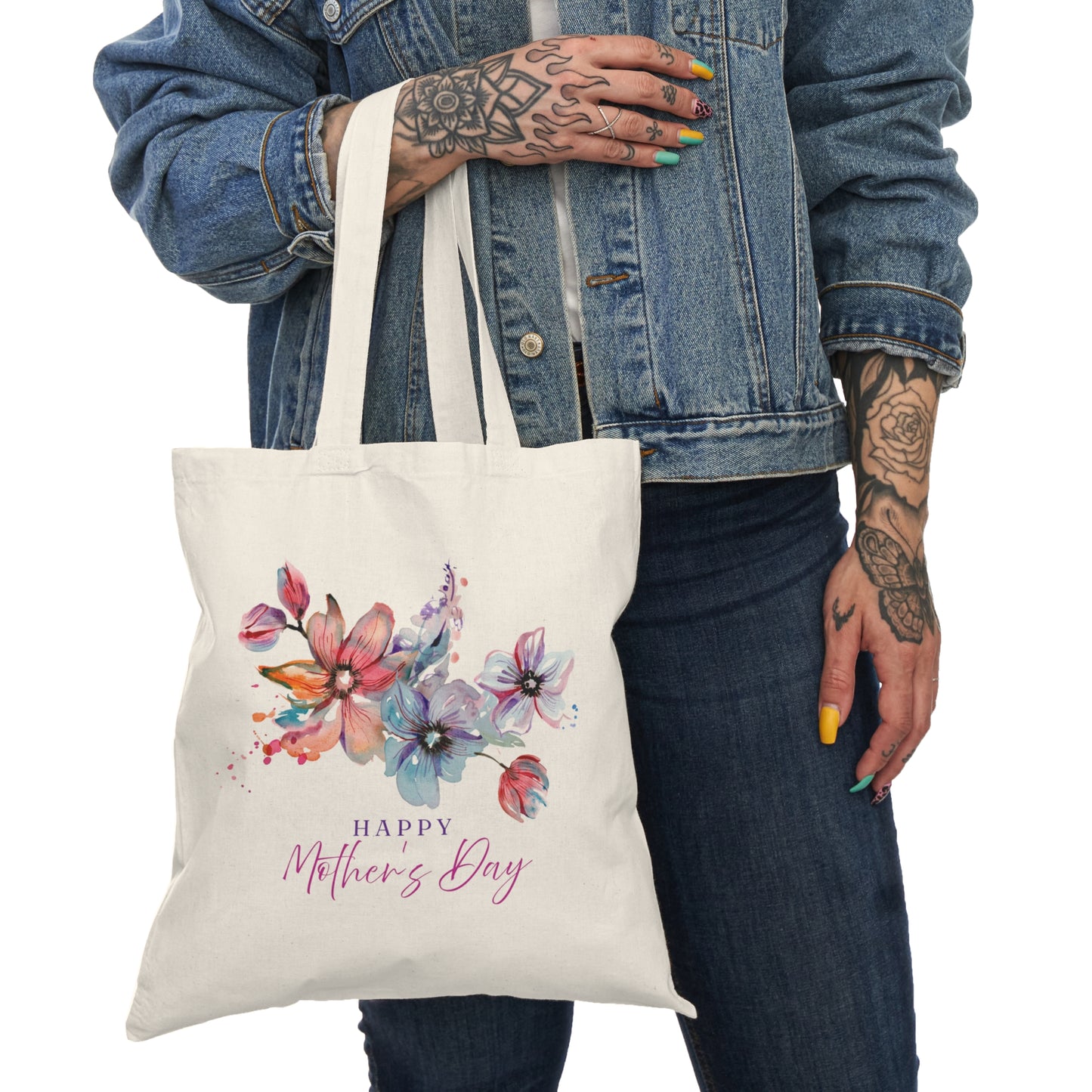 Happy Mother's Day Natural Tote Bag