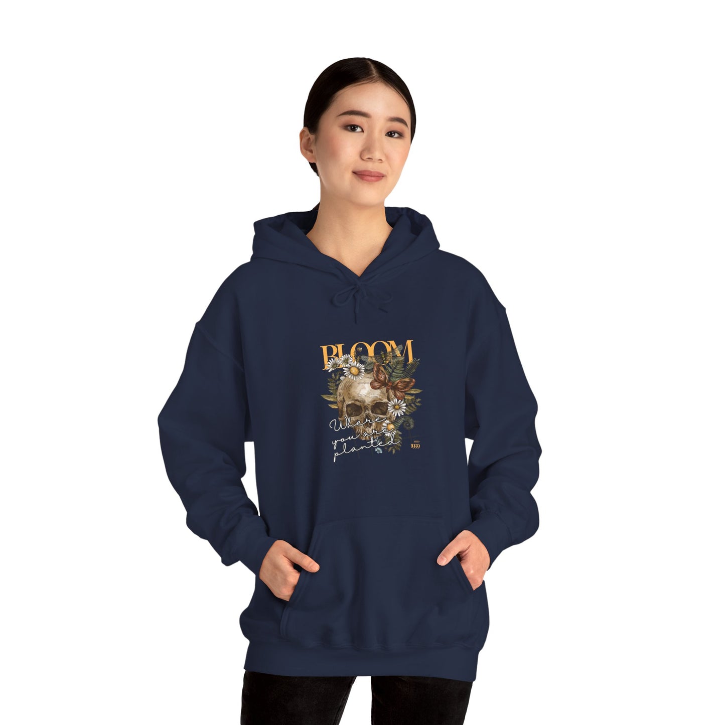 Bloom Where You Are Planted Unisex Heavy Blend™ Hooded Sweatshirt