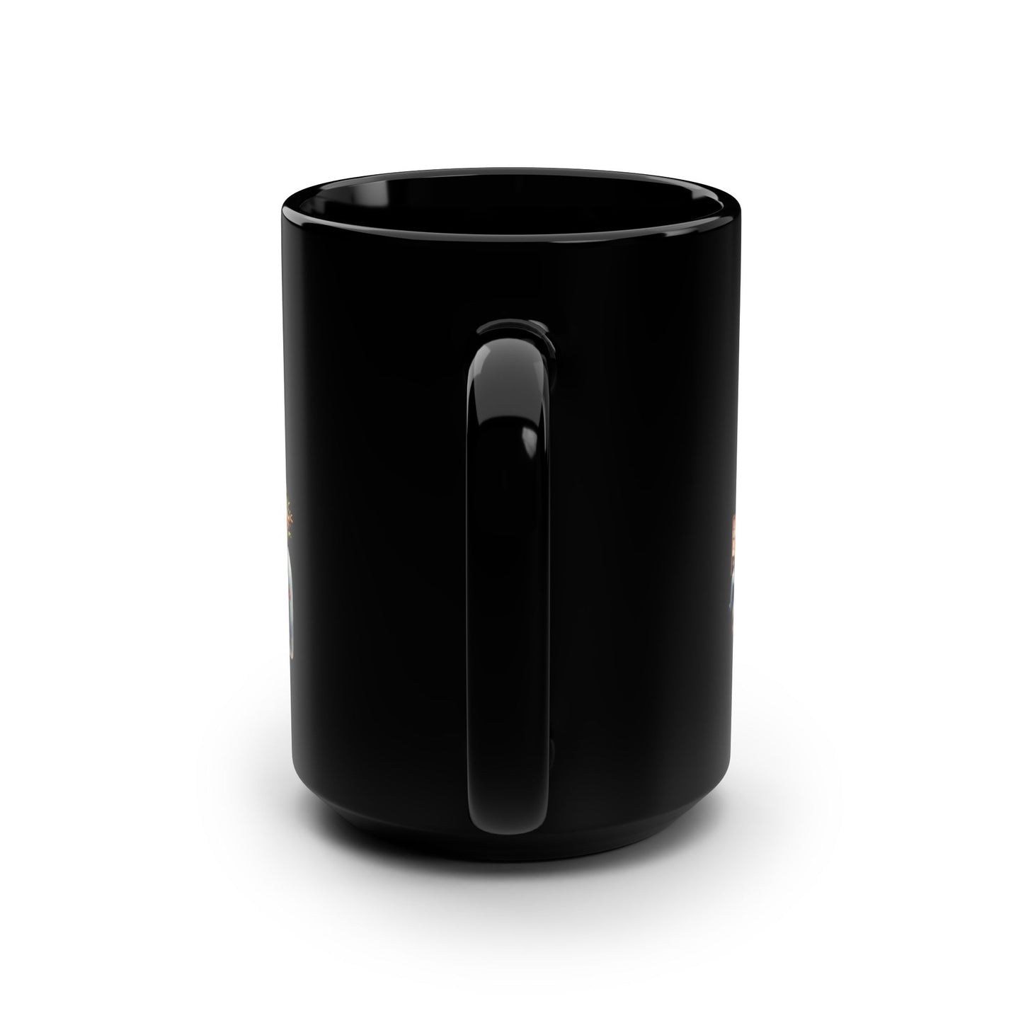 Hello Autumn Black Mug, 15oz